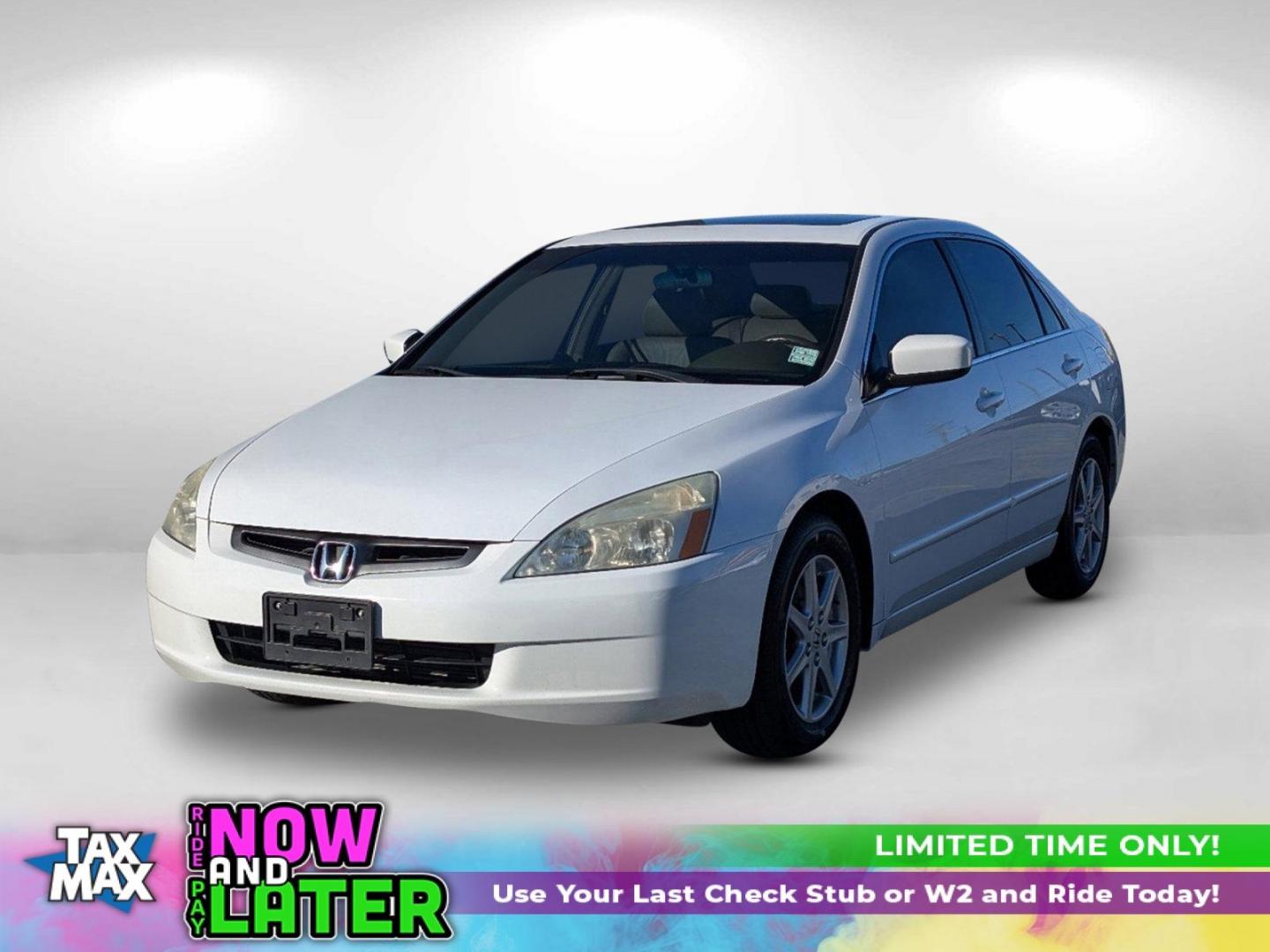 2003 Honda Accord Sdn EX (1HGCM66563A) with an Gas V6 3.0L/184 engine, 5-Speed Automatic w/OD transmission, located at 3959 U.S. 80 W, Phenix City, AL, 36870, (334) 297-4885, 32.469296, -85.135185 - 2003 Honda Accord Sdn EX - Photo#0