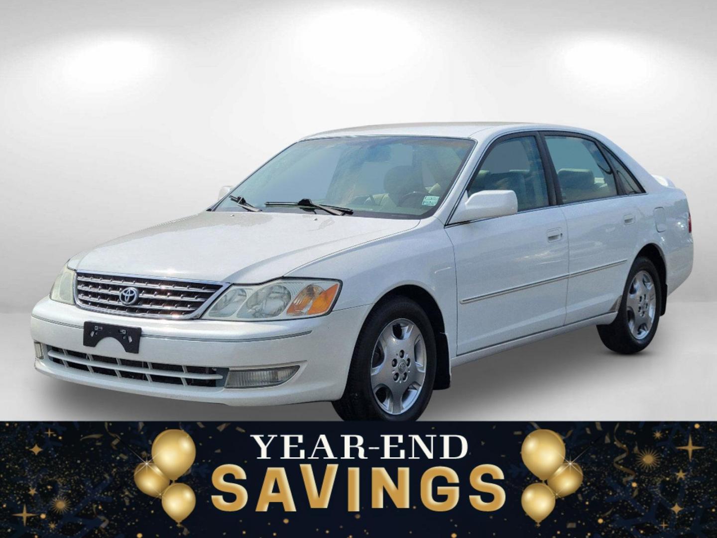 2003 White Toyota Avalon XLS (4T1BF28B23U) with an Gas V6 3.0L/183 engine, 4-Speed Automatic w/OD transmission, located at 804 22nd Ave, Phenix City, AL, 36870, (334) 297-1860, 32.484749, -85.024475 - 2003 Toyota Avalon XLS - Photo#0