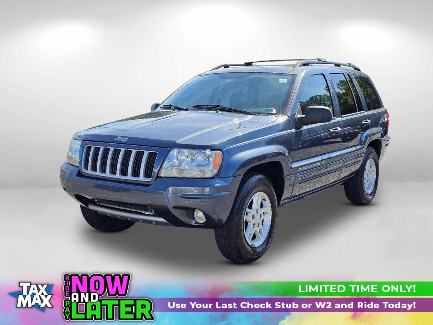 2004 Steel Blue Pearl /Dark Slate Gray Jeep Grand Cherokee Laredo (1J4GX48S34C) with an Gas I6 4.0L/242 engine, 4-Speed Automatic w/OD transmission, located at 804 22nd Ave, Phenix City, AL, 36870, (334) 297-1860, 32.484749, -85.024475 - 2004 Jeep Grand Cherokee Laredo - Photo#0