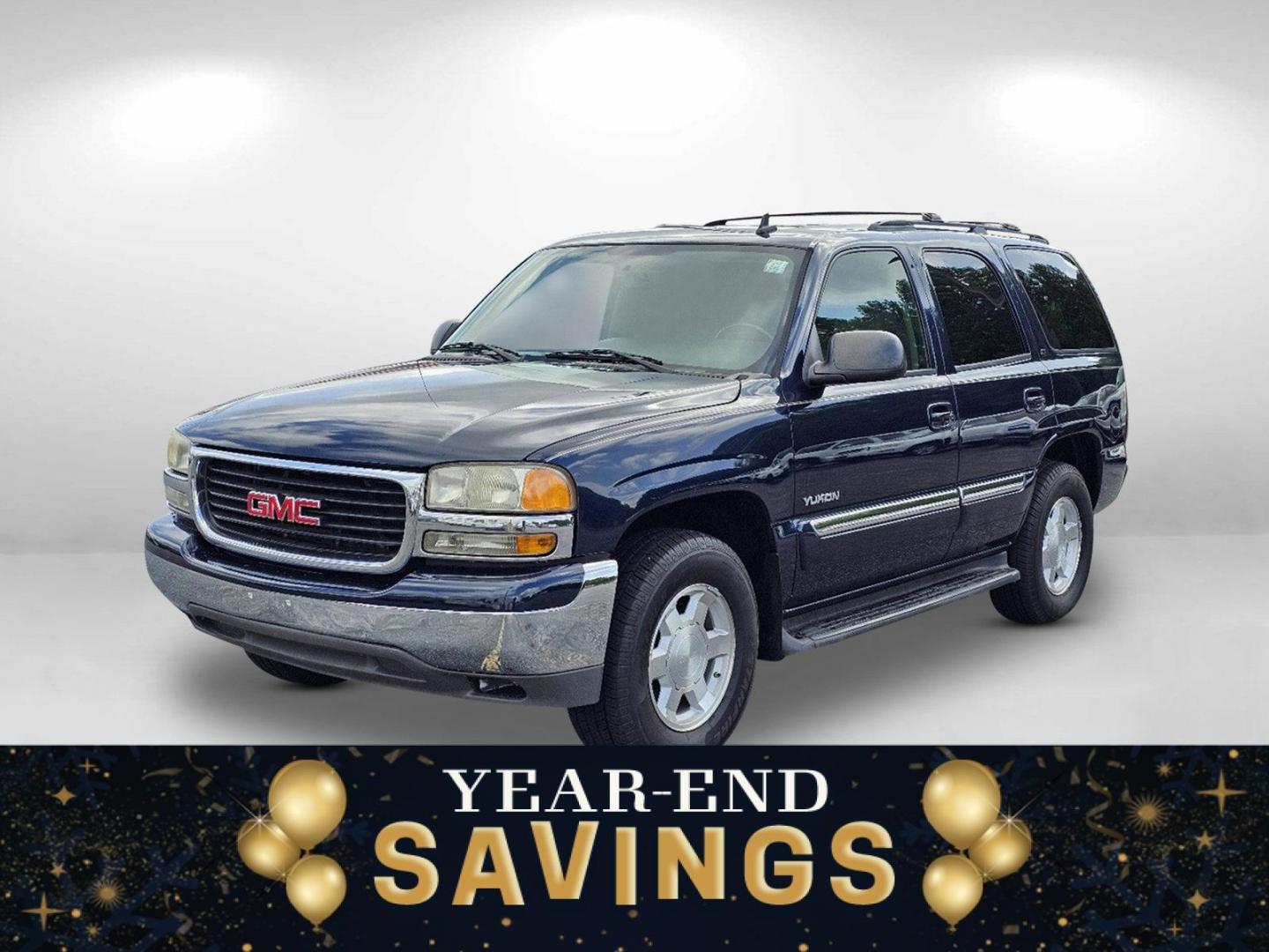 2006 Deep Blue Metallic /Pewter/Dark Pewter GMC Yukon SLT (1GKEC13T76R) with an Gas/Ethanol V8 5.3L/325 engine, 4-Speed Automatic w/OD transmission, located at 804 22nd Ave, Phenix City, AL, 36870, (334) 297-1860, 32.484749, -85.024475 - 2006 GMC Yukon SLT - Photo#0