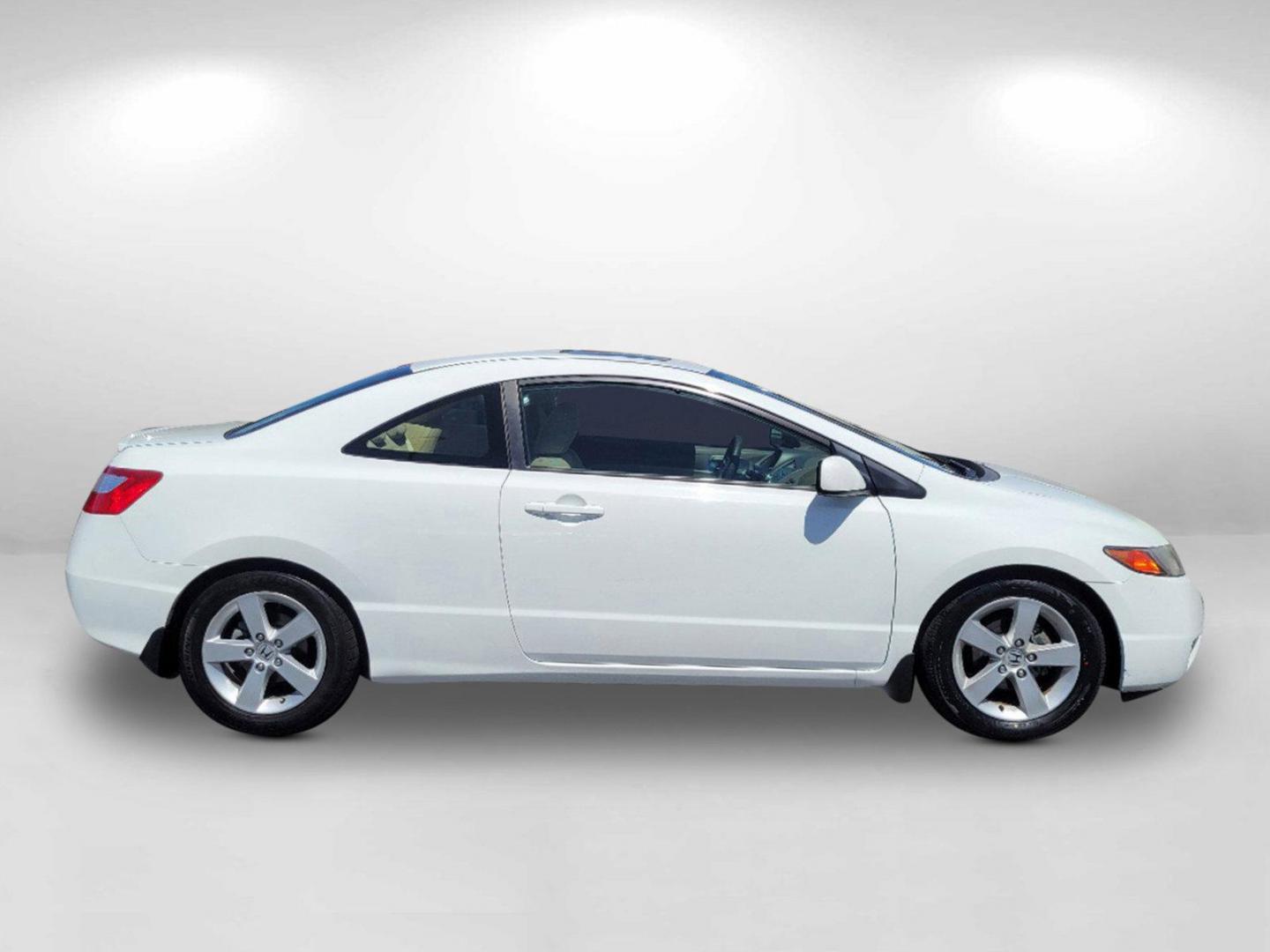 2006 White Honda Civic Cpe EX (2HGFG12836H) with an Gas I4 1.8L/110 engine, 5-Speed Automatic transmission, located at 3959 U.S. 80 W, Phenix City, AL, 36870, (334) 297-4885, 32.469296, -85.135185 - 2006 Honda Civic Cpe EX - Photo#3