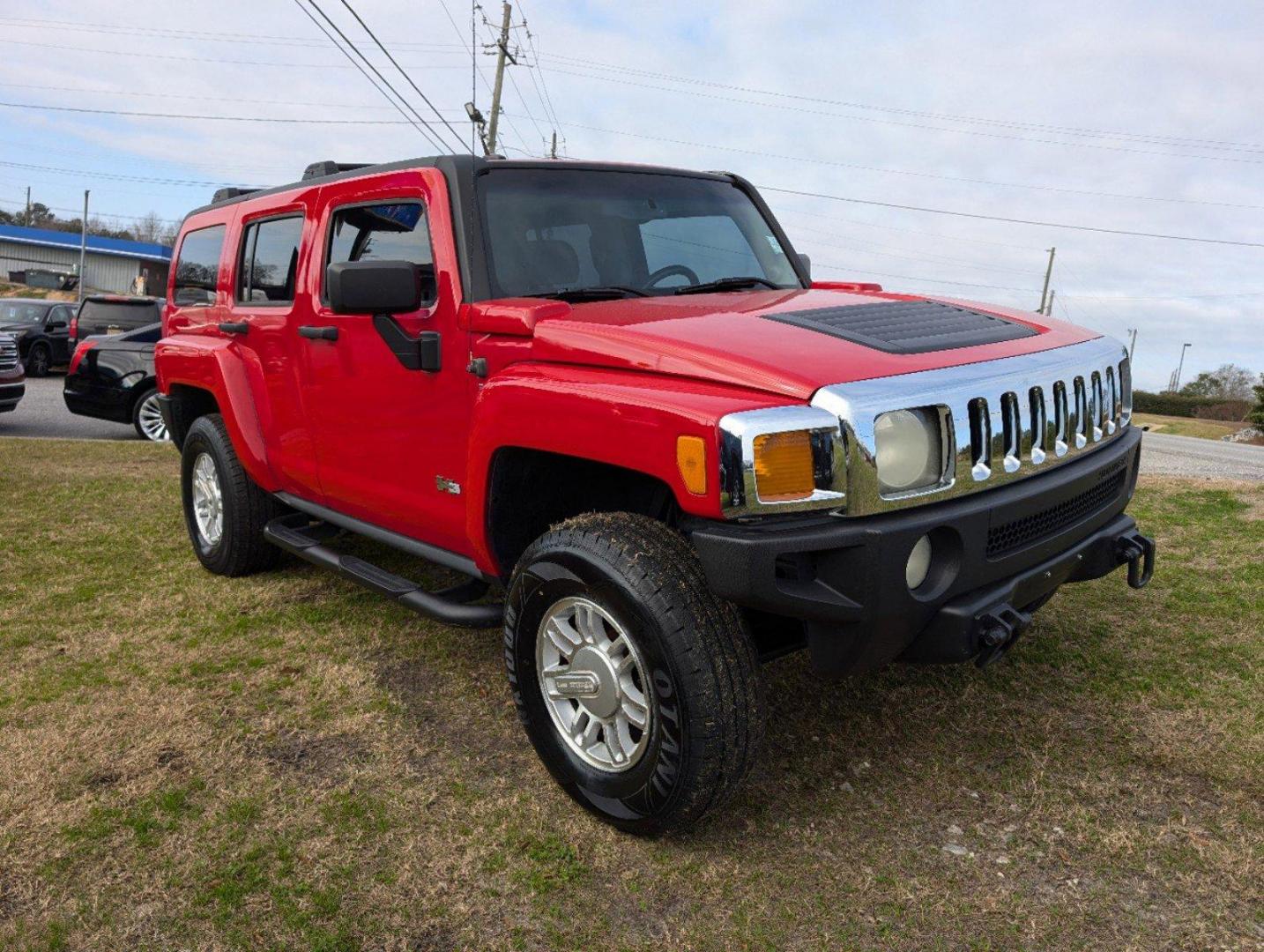 2007 /Ebony HUMMER H3 SUV (5GTDN13E978) with an Gas 5 3.7L/226 engine, 4-Speed Automatic w/OD transmission, located at 3959 U.S. 80 W, Phenix City, AL, 36870, (334) 297-4885, 32.469296, -85.135185 - 2007 HUMMER H3 SUV - Photo#2