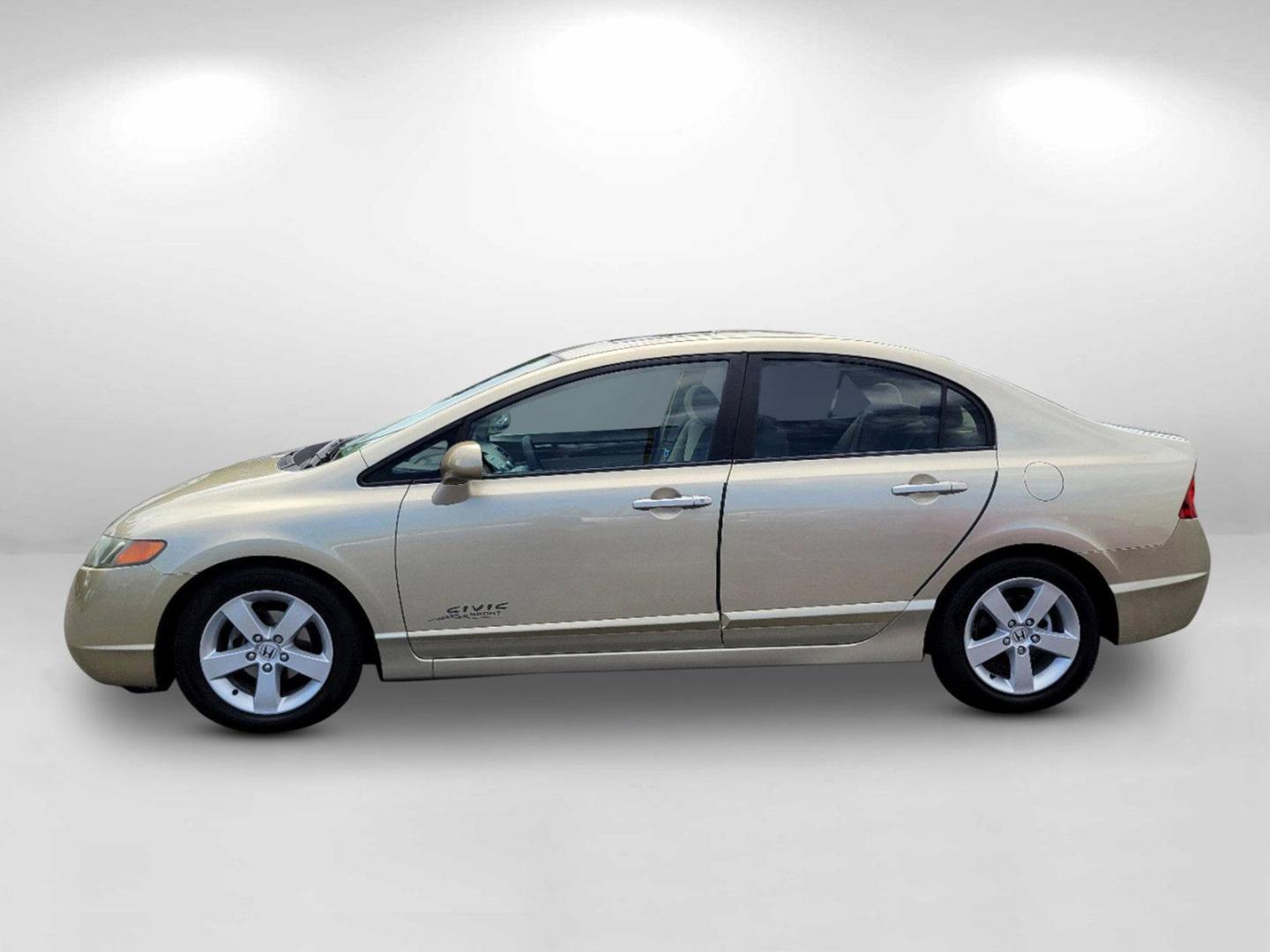 2007 Gold Honda Civic Sdn EX (1HGFA16877L) with an Gas I4 1.8L/110 engine, 5-Speed Automatic transmission, located at 3959 U.S. 80 W, Phenix City, AL, 36870, (334) 297-4885, 32.469296, -85.135185 - 2007 Honda Civic Sdn EX - Photo#7