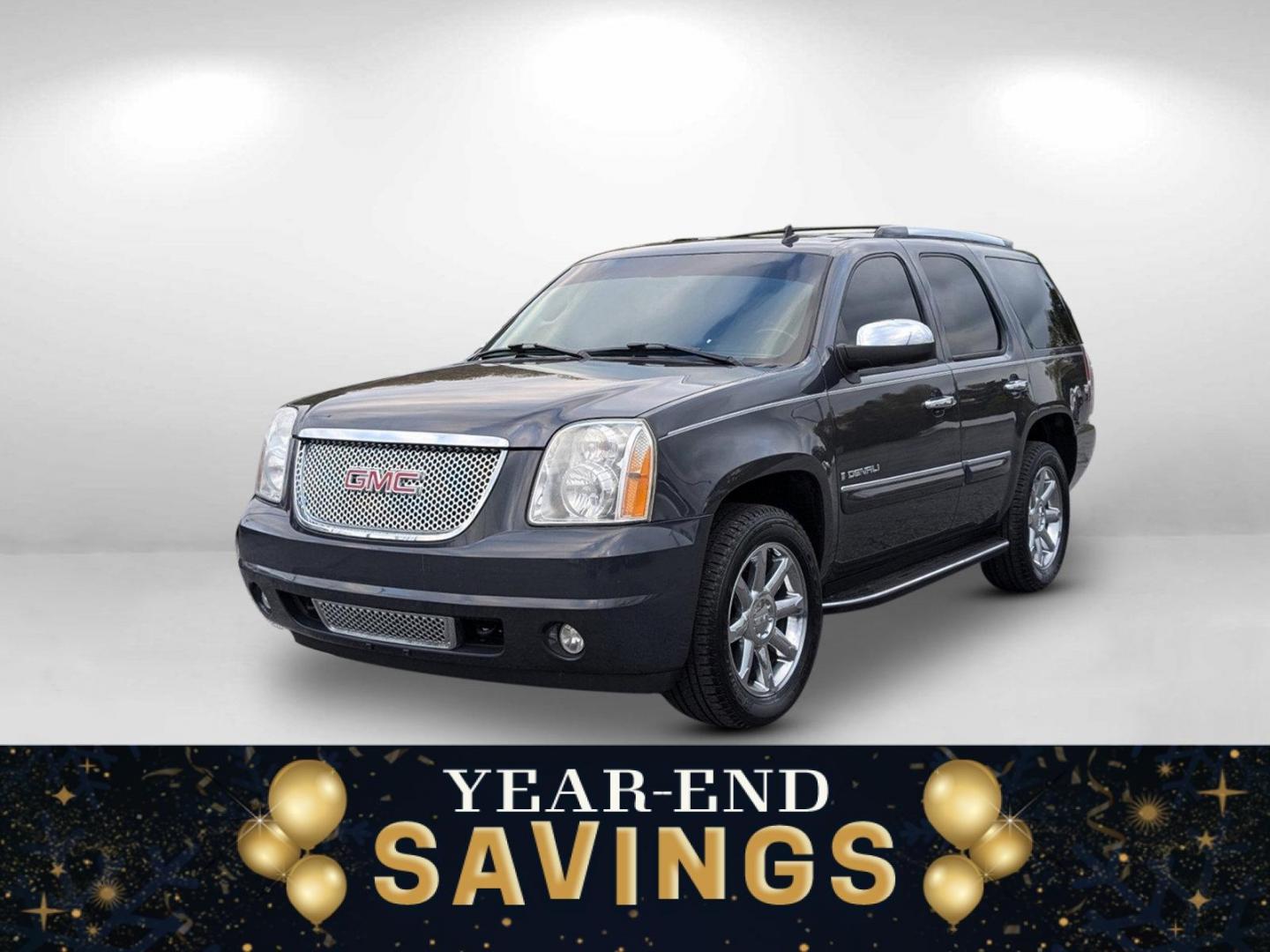 2008 /Ebony GMC Yukon Denali (1GKFK63878J) with an Gas V8 6.2L/378 engine, 6-Speed Automatic w/OD transmission, located at 3959 U.S. 80 W, Phenix City, AL, 36870, (334) 297-4885, 32.469296, -85.135185 - 2008 GMC Yukon Denali - Photo#0