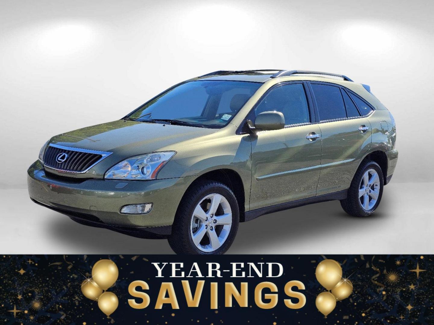 2008 Desert Sage Metallic /Ivory Lexus RX 350 (2T2GK31U58C) with an Gas V6 3.5L/211 engine, 5-Speed Automatic transmission, located at 7000 Northlake Connector, Columbus, GA, 31904, (706) 987-8085, 32.524975, -84.978134 - 2008 Lexus RX 350 - Photo#0