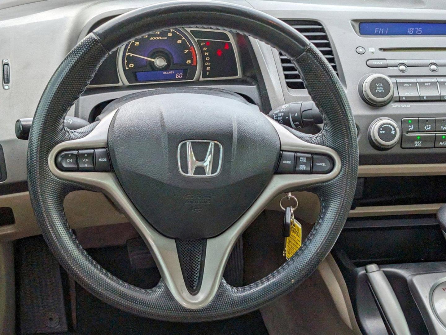 2009 Tan Honda Civic Sdn EX-L (1HGFA16919L) with an Gas I4 1.8L/110 engine, 5-Speed Automatic transmission, located at 3959 U.S. 80 W, Phenix City, AL, 36870, (334) 297-4885, 32.469296, -85.135185 - 2009 Honda Civic Sdn EX-L - Photo#9