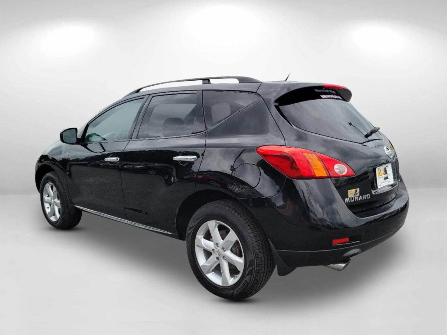 2009 Super Black /Beige Nissan Murano S (JN8AZ18U19W) with an Gas V6 3.5L/ engine, 1-Speed Automatic (CVT) Continuously Variable transmission, located at 7000 Northlake Connector, Columbus, GA, 31904, (706) 987-8085, 32.524975, -84.978134 - 2009 Nissan Murano S - Photo#6