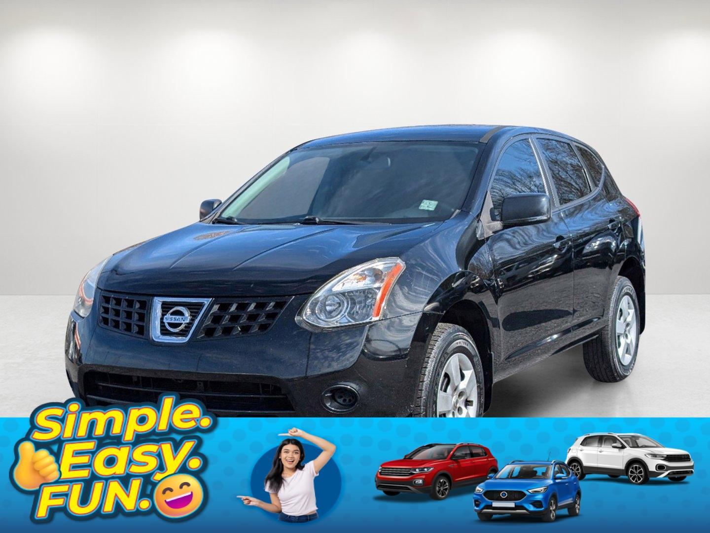 2009 /Black Nissan Rogue S (JN8AS58T49W) with an Gas I4 2.5L/ engine, 1-Speed Automatic (CVT) Continuously Variable transmission, located at 5115 14th Ave., Columbus, GA, 31904, (706) 323-0345, 32.511494, -84.971046 - 2009 Nissan Rogue S - Photo#0