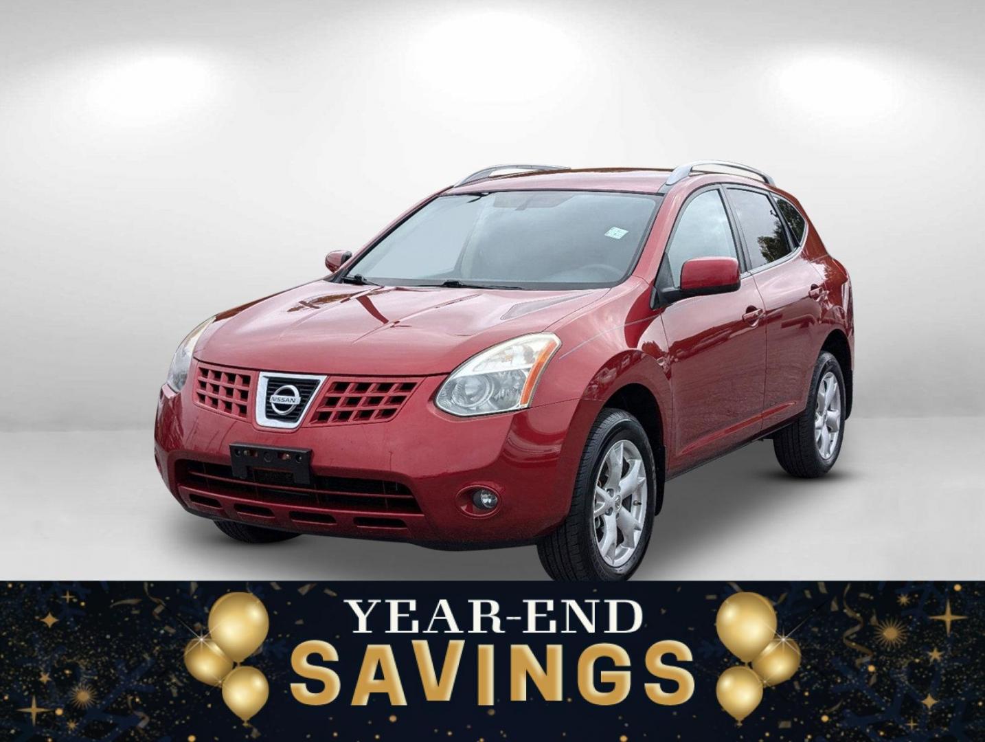 2009 /Black/Red Nissan Rogue SL (JN8AS58T79W) with an Gas I4 2.5L/ engine, 1-Speed Continuously Variable Automatic (CVT) transmission, located at 3959 U.S. 80 W, Phenix City, AL, 36870, (334) 297-4885, 32.469296, -85.135185 - 2009 Nissan Rogue SL - Photo#0