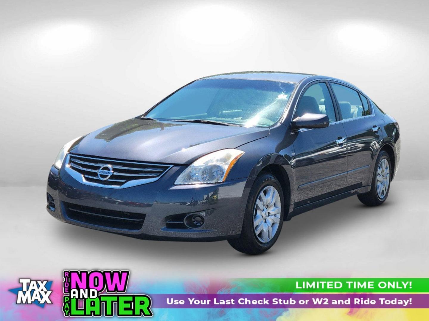 2010 Dark Slate Metallic /Frost Nissan Altima 2.5 (1N4AL2AP1AN) with an Gas I4 2.5L/ engine, 1-Speed Continuously Variable transmission, located at 7000 Northlake Connector, Columbus, GA, 31904, (706) 987-8085, 32.524975, -84.978134 - 2010 Nissan Altima 2.5 - Photo#0