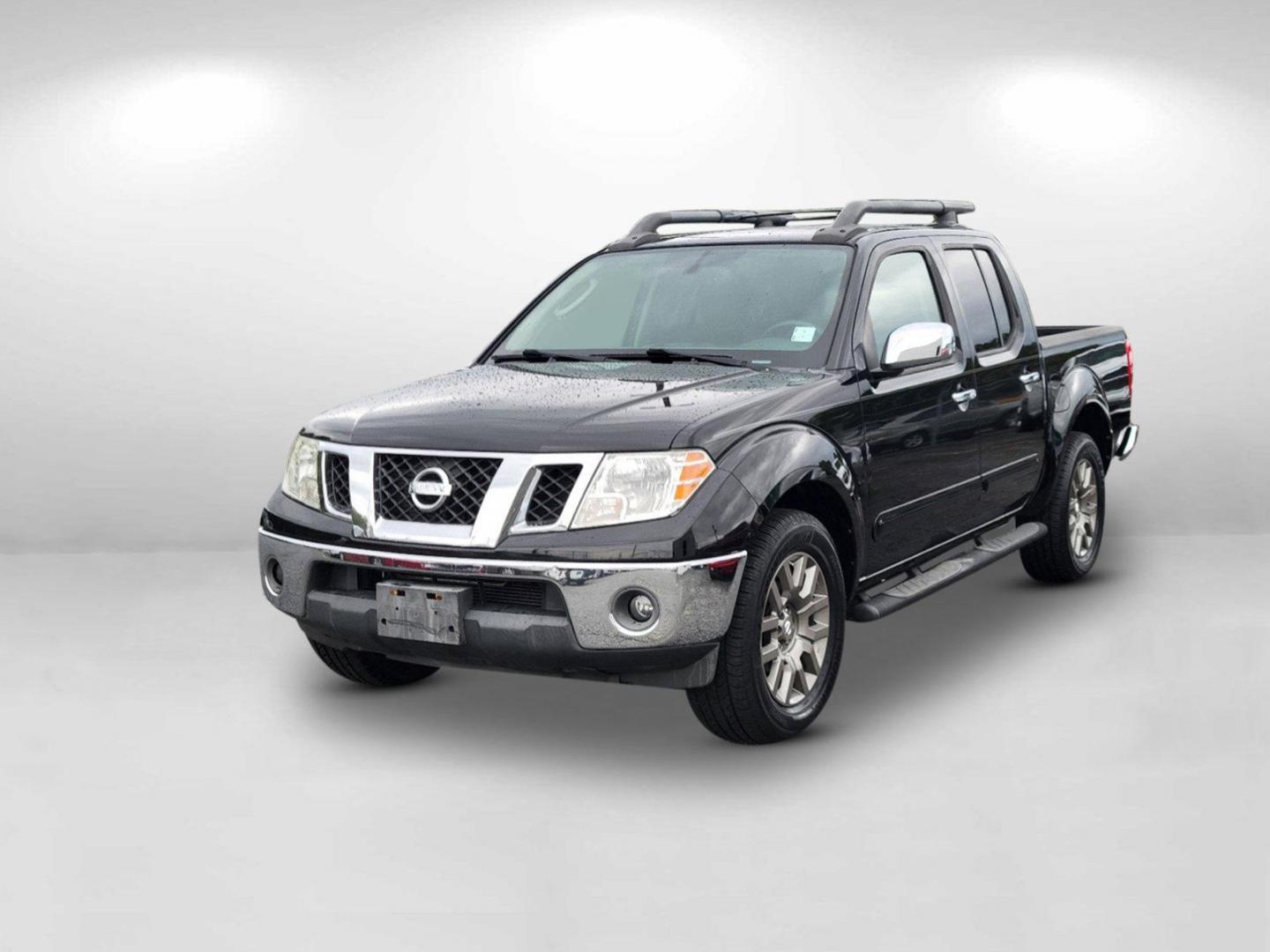 2010 Super Black /Graphite Nissan Frontier LE (1N6AD0ER7AC) with an Gas V6 4.0L/ engine, 5-Speed Automatic w/OD transmission, located at 3959 U.S. 80 W, Phenix City, AL, 36870, (334) 297-4885, 32.469296, -85.135185 - 2010 Nissan Frontier LE - Photo#0