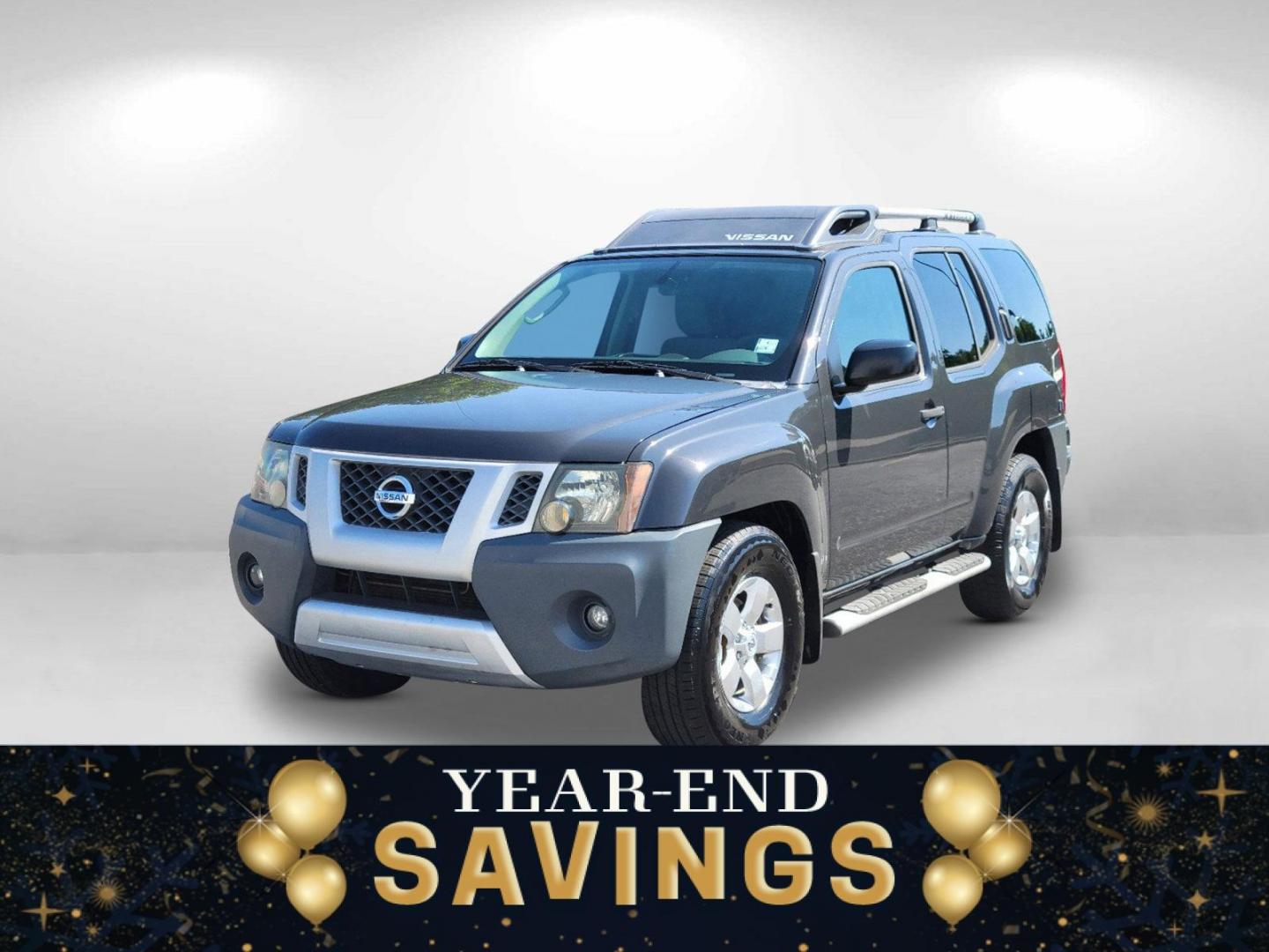 2010 Night Armor Pearl /Gray Nissan Xterra S (5N1AN0NU1AC) with an Gas V6 4.0L/ engine, 5-Speed Automatic w/OD transmission, located at 1430 Gateway Drive, Opelika, AL, 36801, (334) 239-0944, 32.637871, -85.409790 - 2010 Nissan Xterra S - Photo#0