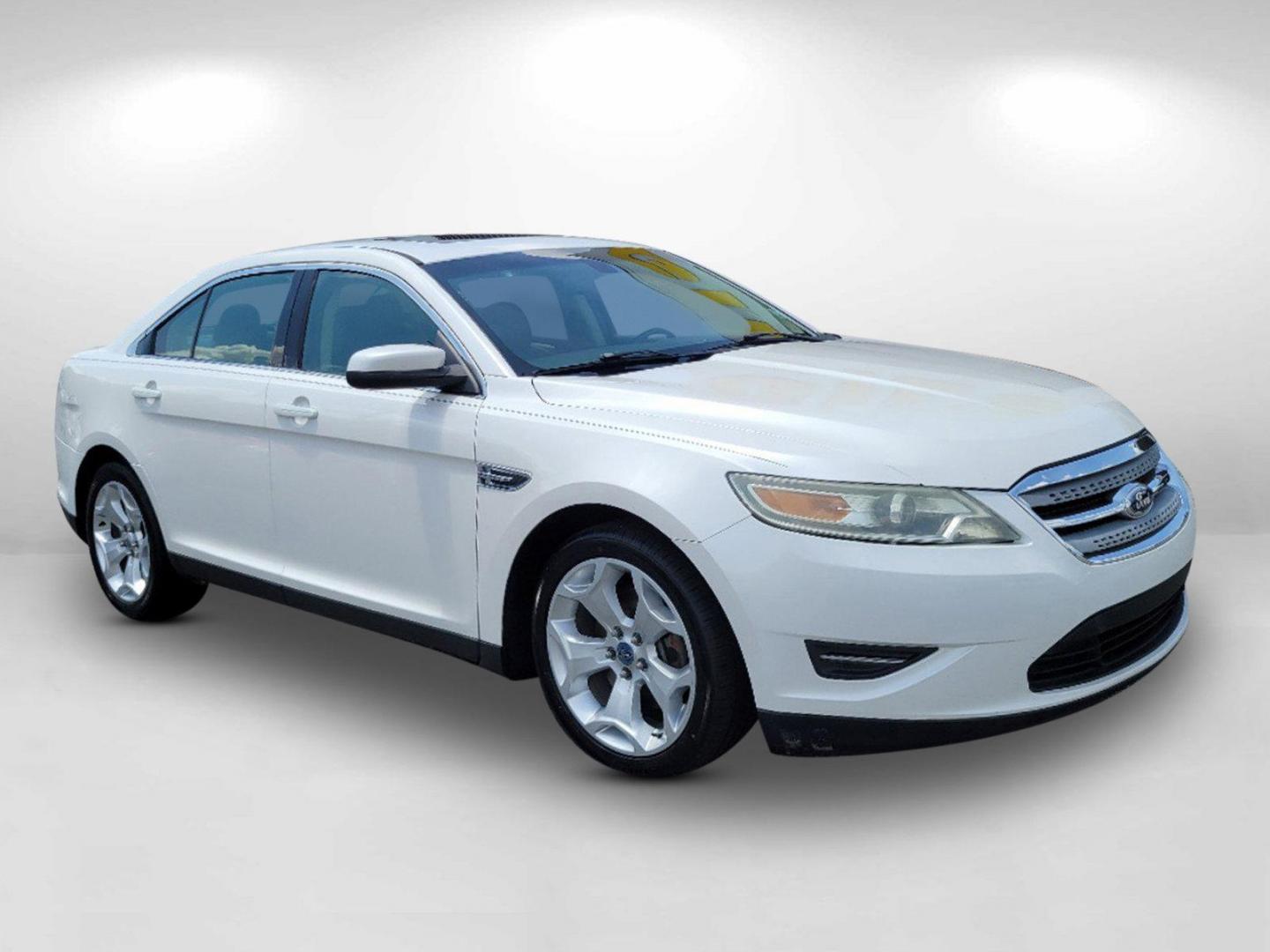 2011 White Ford Taurus SEL (1FAHP2EW2BG) with an Gas V6 3.5L/213 engine, 6-Speed Automatic w/OD SelectShift transmission, located at 5115 14th Ave., Columbus, GA, 31904, (706) 323-0345, 32.511494, -84.971046 - 2011 Ford Taurus SEL - Photo#1