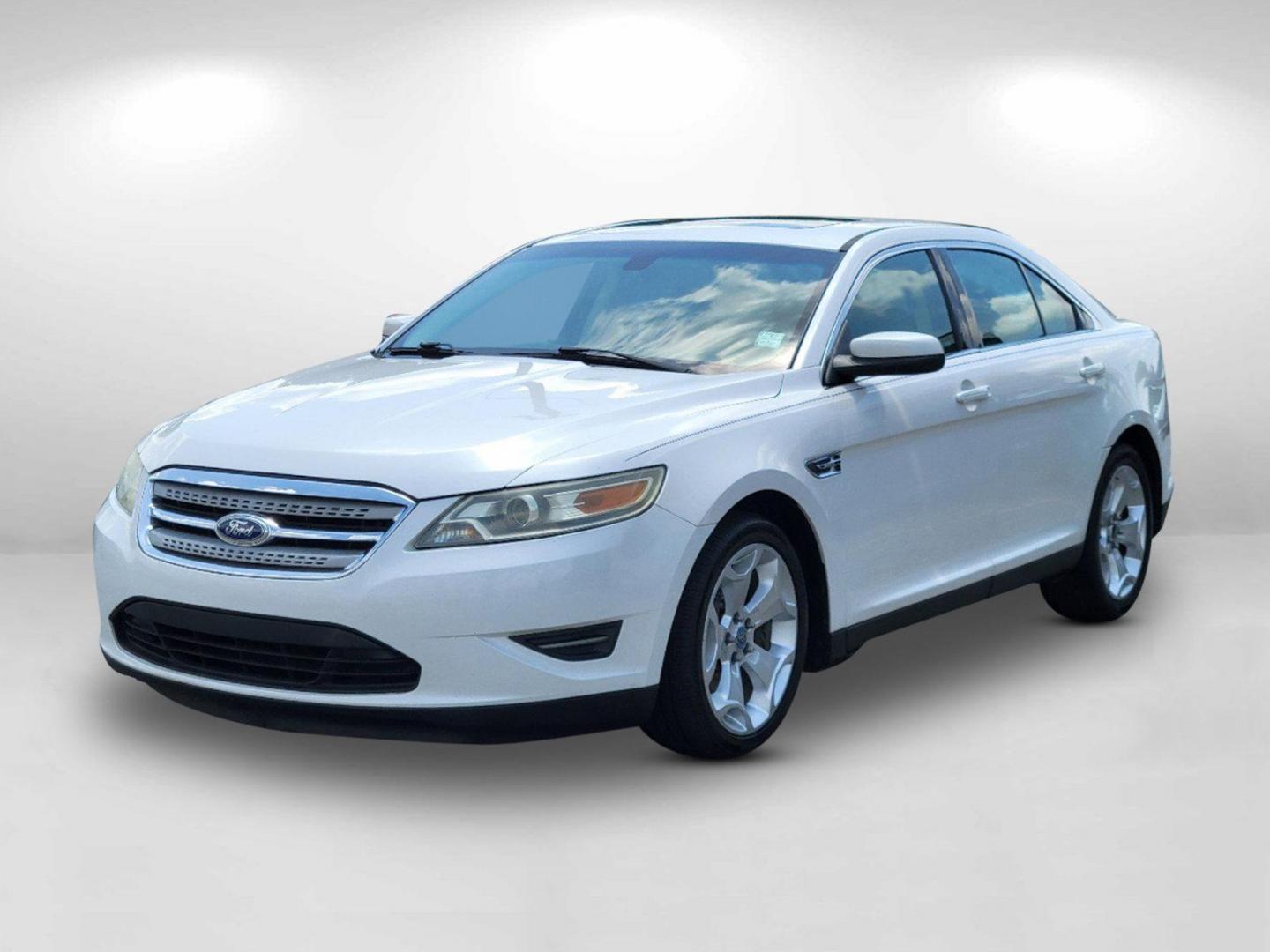 2011 White Ford Taurus SEL (1FAHP2EW2BG) with an Gas V6 3.5L/213 engine, 6-Speed Automatic w/OD SelectShift transmission, located at 3959 U.S. 80 W, Phenix City, AL, 36870, (334) 297-4885, 32.469296, -85.135185 - 2011 Ford Taurus SEL - Photo#0