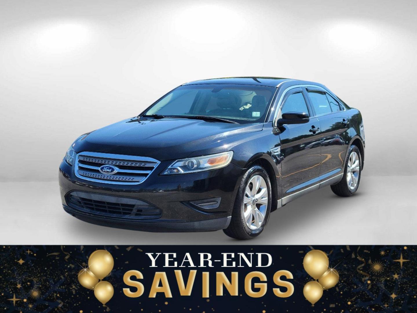 2011 Black Ford Taurus SEL (1FAHP2EW0BG) with an Gas V6 3.5L/213 engine, 6-Speed Automatic w/OD SelectShift transmission, located at 804 22nd Ave, Phenix City, AL, 36870, (334) 297-1860, 32.484749, -85.024475 - 2011 Ford Taurus SEL - Photo#0