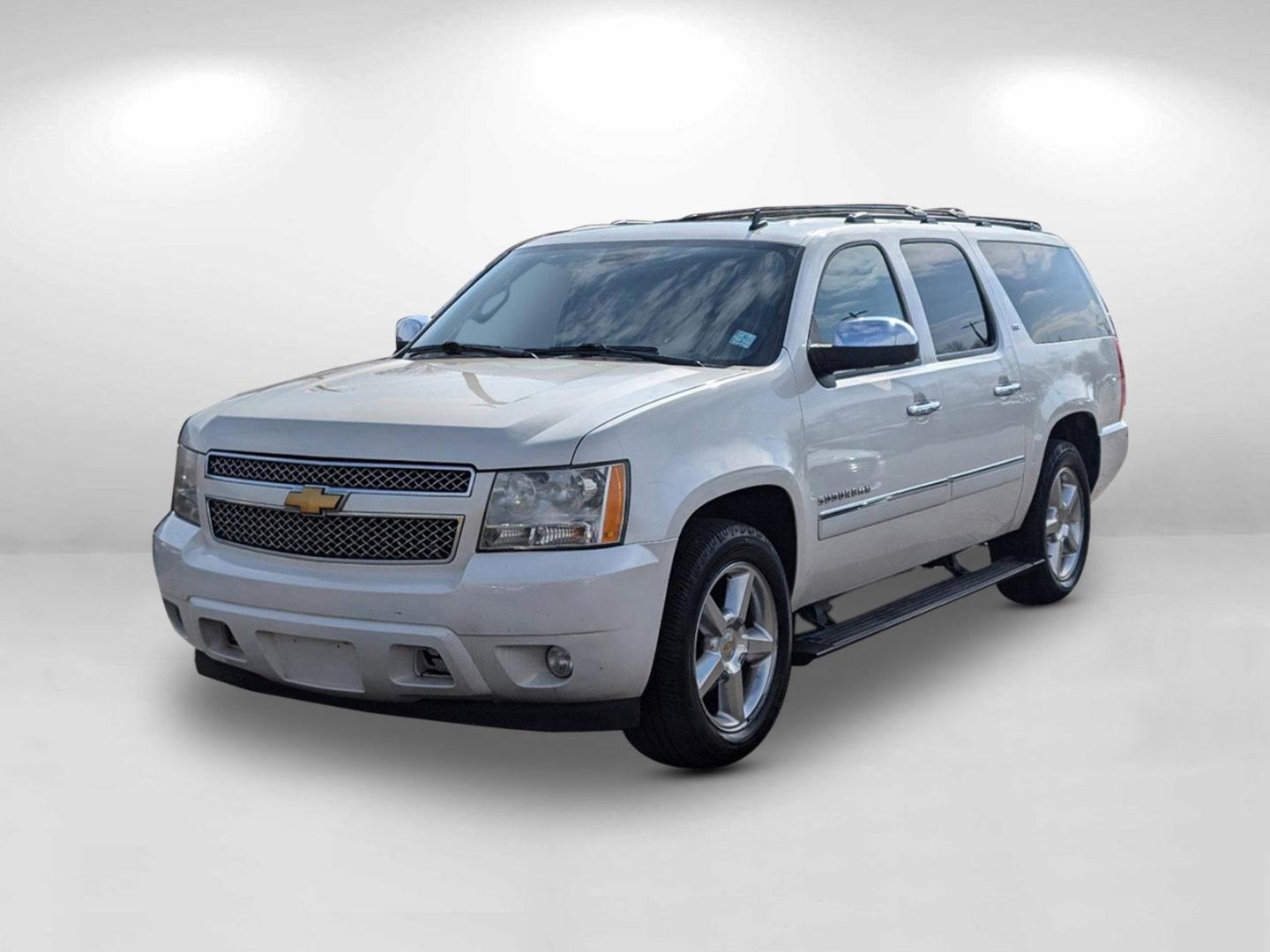 2012 /Light Cashmere/Dark Cashmere Chevrolet Suburban LTZ (1GNSCKE00CR) with an Gas/Ethanol V8 5.3L/323 engine, 6-Speed Automatic transmission, located at 3959 U.S. 80 W, Phenix City, AL, 36870, (334) 297-4885, 32.469296, -85.135185 - 2012 Chevrolet Suburban LTZ - Photo#0