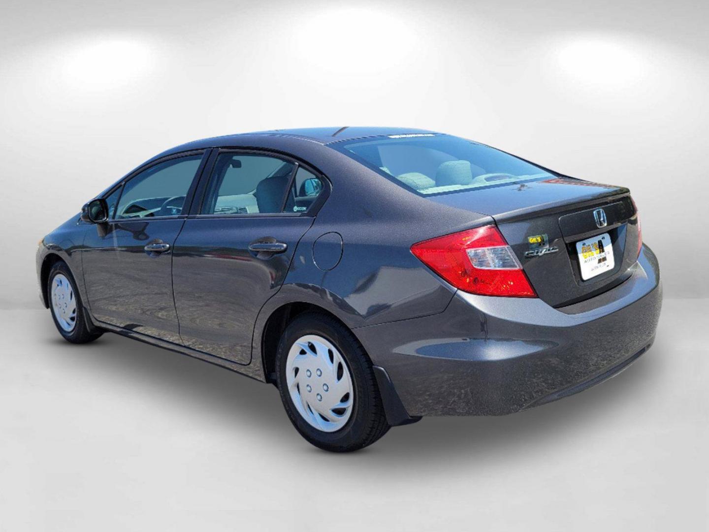 2012 Gray Honda Civic Sdn LX (19XFB2F52CE) with an Gas I4 1.8L/110 engine, 5-Speed Automatic transmission, located at 3959 U.S. 80 W, Phenix City, AL, 36870, (334) 297-4885, 32.469296, -85.135185 - 2012 Honda Civic Sdn LX - Photo#6