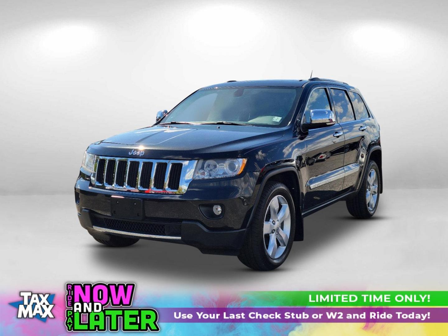 2012 Brilliant Black Crystal Pearl /Black Jeep Grand Cherokee Limited (1C4RJFBGXCC) with an Gas/Ethanol V6 3.6L/220 engine, 5-Speed Automatic transmission, located at 521 Old Farm Lane Rd, Prattville, AL, 36066, (334) 325-1505, 32.482460, -86.416367 - 2012 Jeep Grand Cherokee Limited - Photo#0