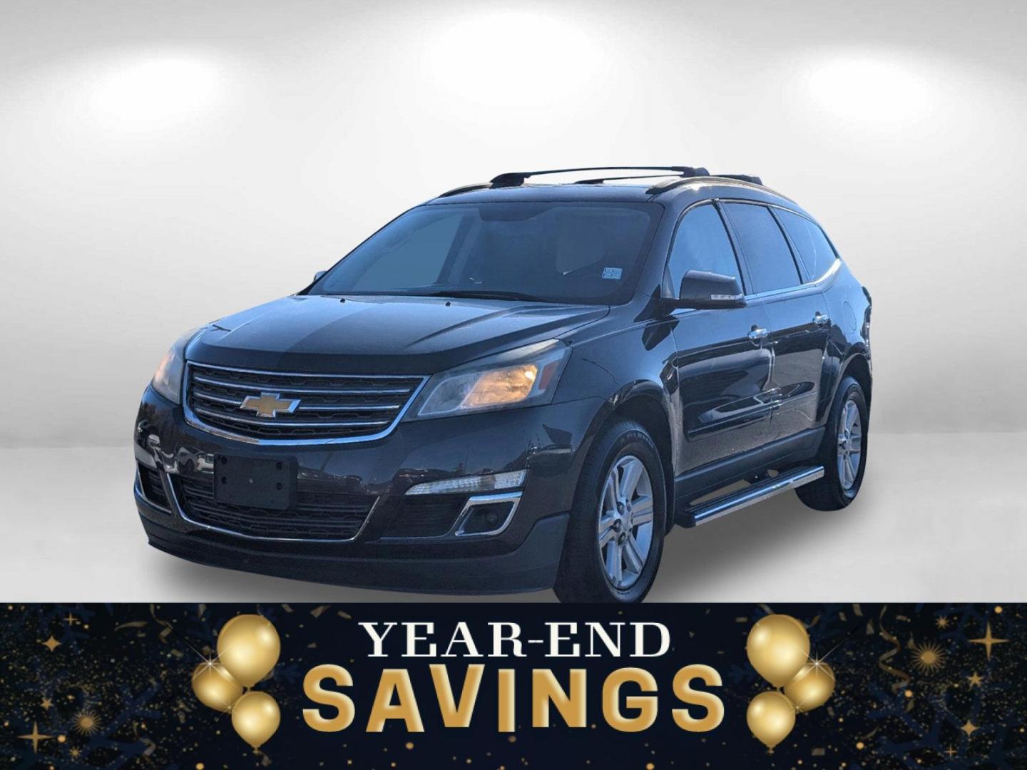 2013 /Ebony Chevrolet Traverse LT (1GNKRGKD6DJ) with an Gas V6 3.6L/217 engine, 6-Speed Automatic transmission, located at 804 22nd Ave, Phenix City, AL, 36870, (334) 297-1860, 32.484749, -85.024475 - 2013 Chevrolet Traverse LT - Photo#0