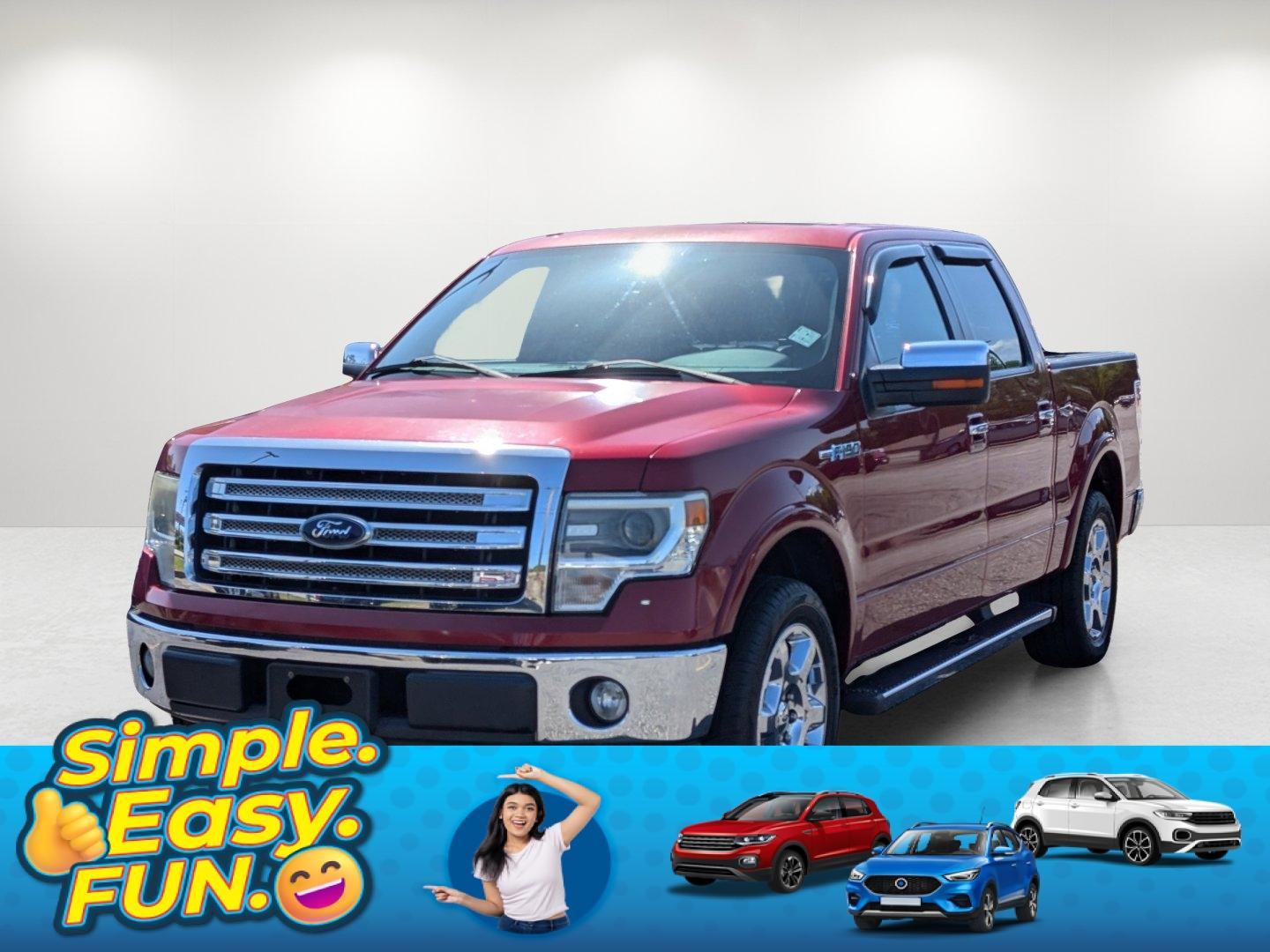 2013 Ford F-150 Lariat (1FTFW1CF4DK) with an Gas/Ethanol V8 5.0L/302 engine, 6-Speed Automatic transmission, located at 3959 U.S. 80 W, Phenix City, AL, 36870, (334) 297-4885, 32.469296, -85.135185 - 2013 Ford F-150 Lariat - Photo#0
