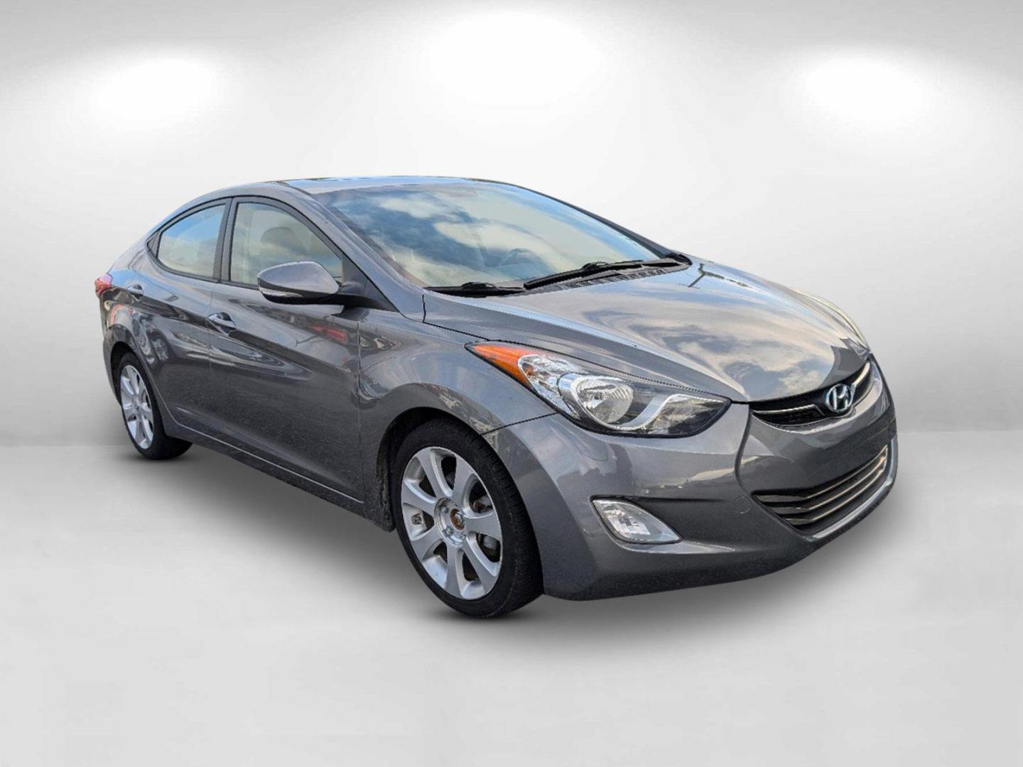 2013 /Gray Hyundai Elantra Limited (5NPDH4AE3DH) with an Gas I4 1.8L/110 engine, 6-Speed Automatic w/Manual Shift transmission, located at 7000 Northlake Connector, Columbus, GA, 31904, (706) 987-8085, 32.524975, -84.978134 - 2013 Hyundai Elantra Limited - Photo#2