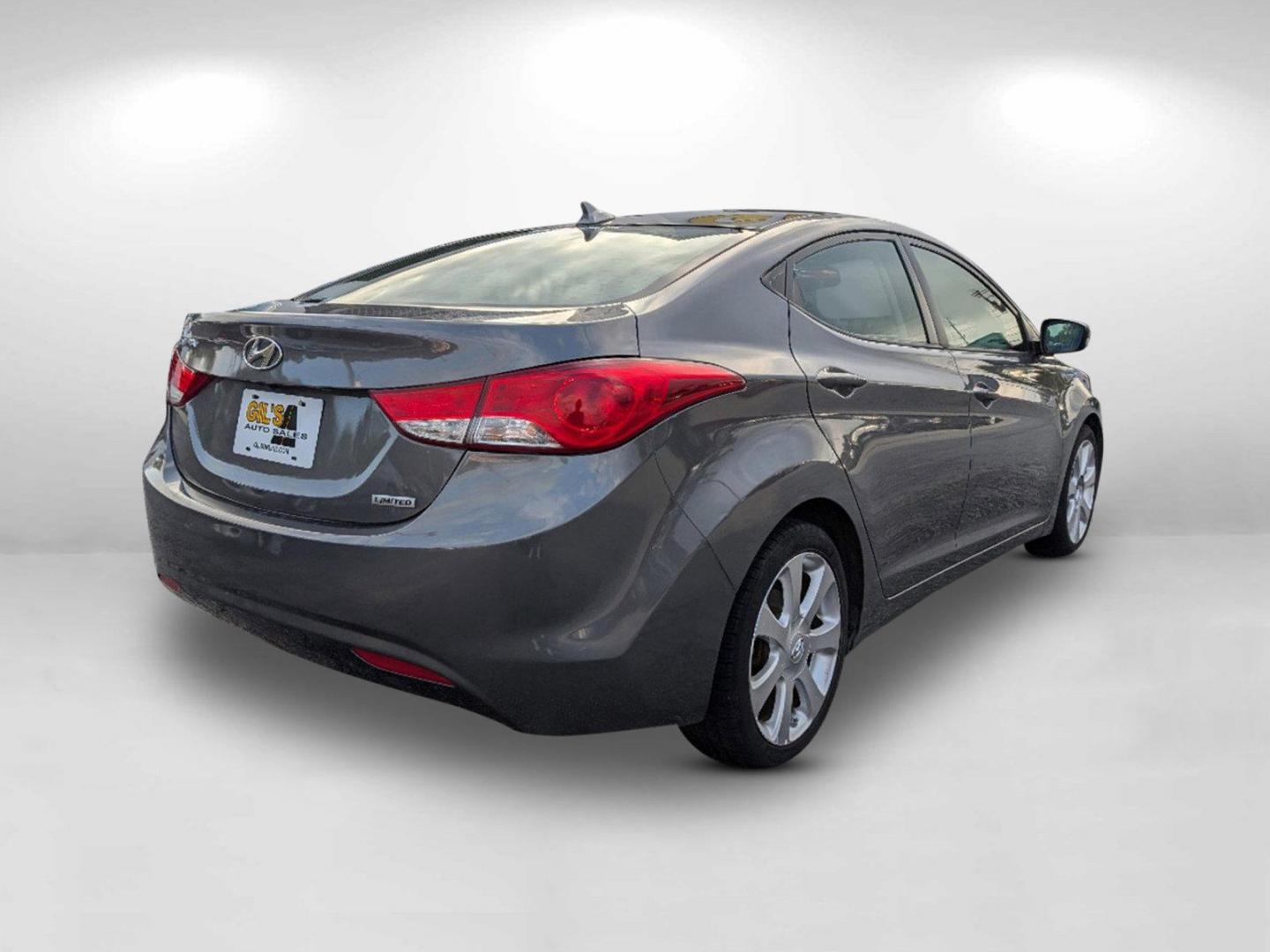 2013 /Gray Hyundai Elantra Limited (5NPDH4AE3DH) with an Gas I4 1.8L/110 engine, 6-Speed Automatic w/Manual Shift transmission, located at 7000 Northlake Connector, Columbus, GA, 31904, (706) 987-8085, 32.524975, -84.978134 - 2013 Hyundai Elantra Limited - Photo#4