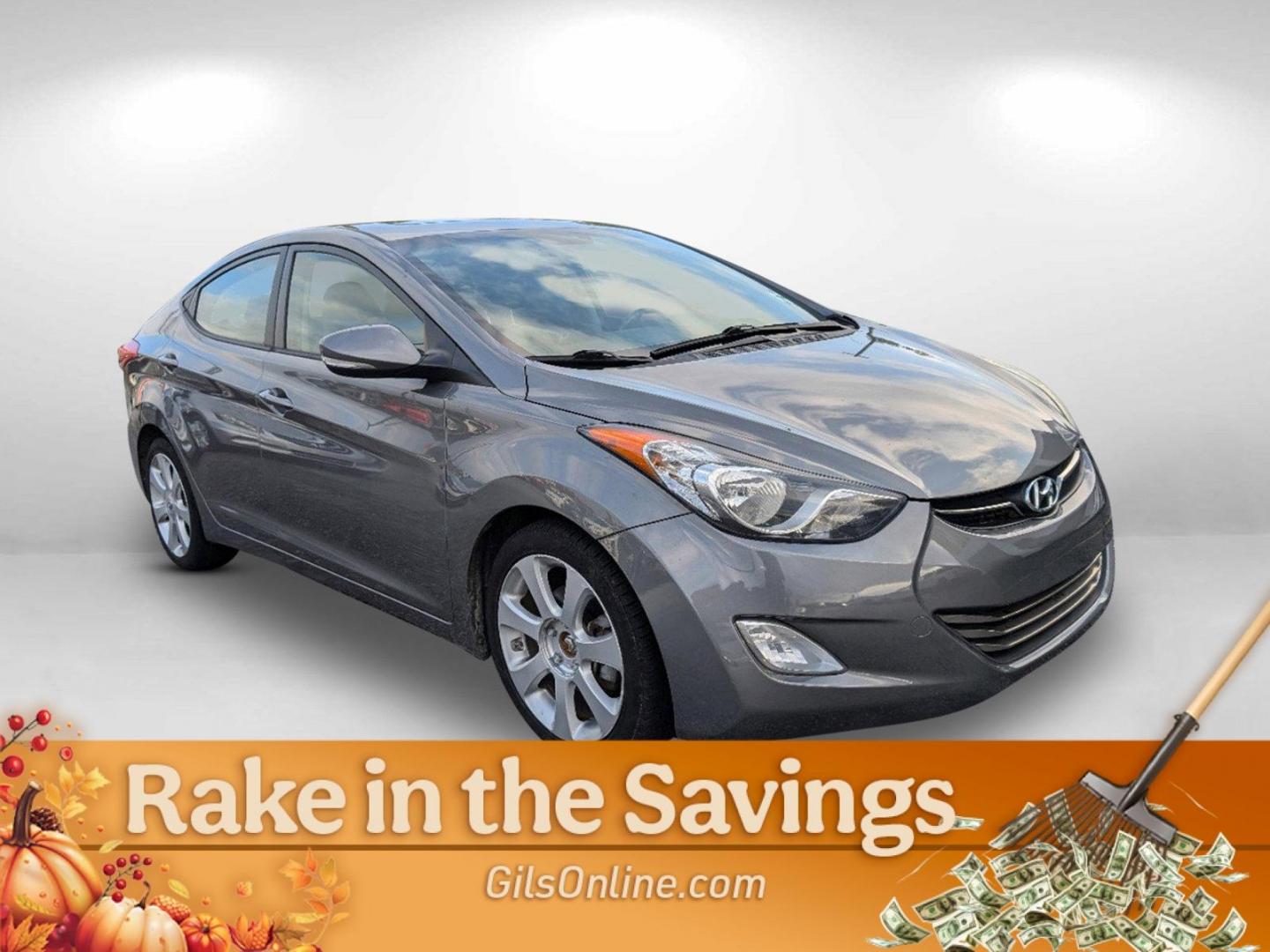 2013 /Gray Hyundai Elantra Limited (5NPDH4AE3DH) with an Gas I4 1.8L/110 engine, 6-Speed Automatic w/Manual Shift transmission, located at 3959 U.S. 80 W, Phenix City, AL, 36870, (334) 297-4885, 32.469296, -85.135185 - 2013 Hyundai Elantra Limited - Photo#2