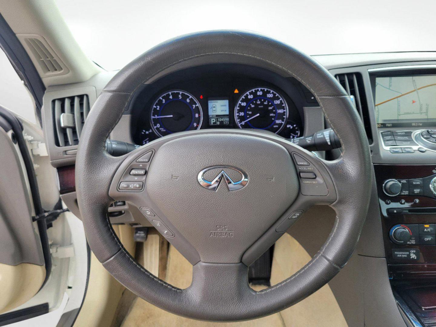 2013 Moonlight White /Wheat INFINITI G37 Convertible Base (JN1CV6FE7DM) with an Gas V6 3.7L/226 engine, 7-Speed Automatic w/OD transmission, located at 804 22nd Ave, Phenix City, AL, 36870, (334) 297-1860, 32.484749, -85.024475 - 2013 INFINITI G37 Convertible Base - Photo#12