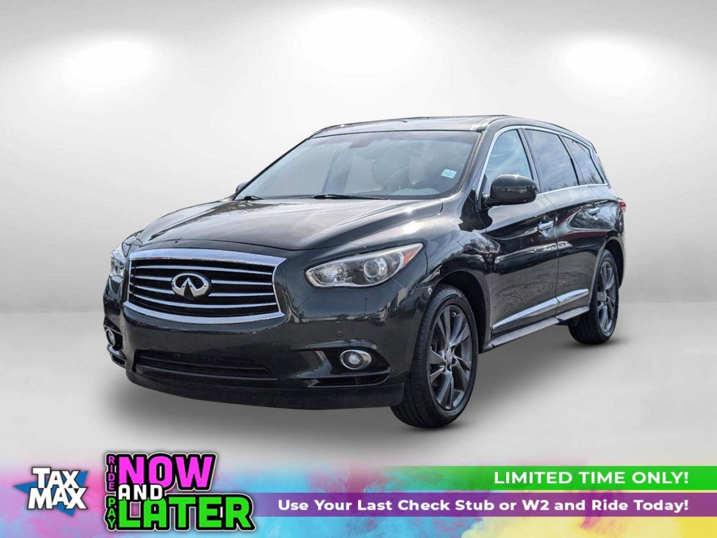 2013 /Wheat INFINITI JX35 (5N1AL0MM2DC) with an Gas V6 3.5L/213 engine, 1-Speed Continuously variable ratio transmission, located at 3959 U.S. 80 W, Phenix City, AL, 36870, (334) 297-4885, 32.469296, -85.135185 - 2013 INFINITI JX35 - Photo#0