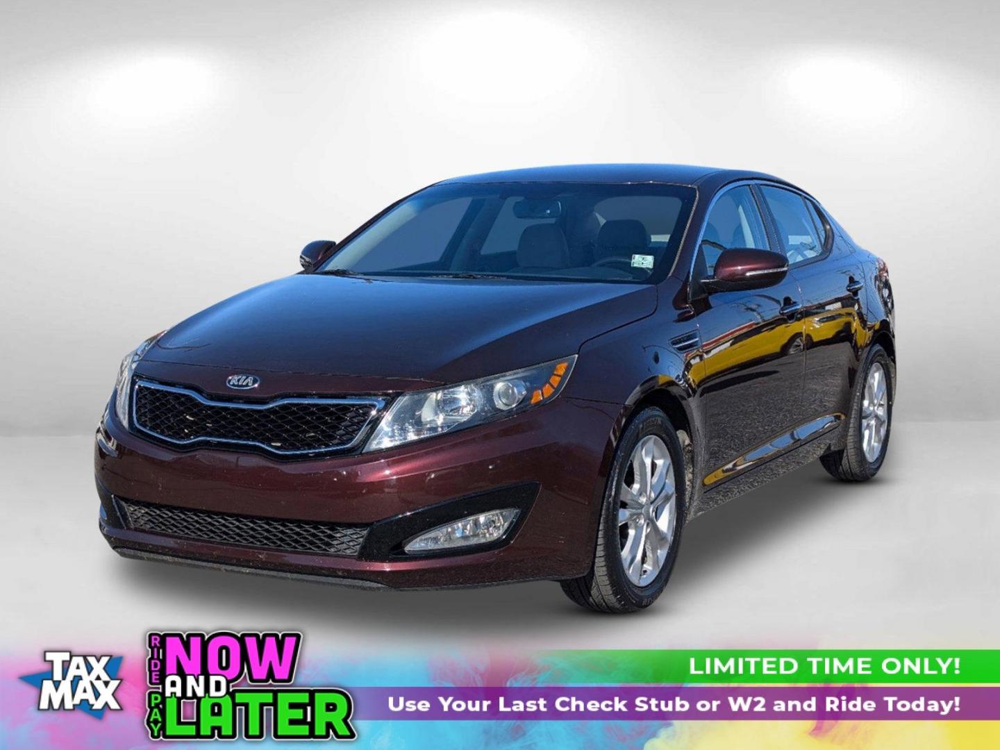 2013 /Beige Kia Optima EX (5XXGN4A73DG) with an Gas I4 2.4L/144 engine, 6-Speed Automatic w/manual shift transmission, located at 3959 U.S. 80 W, Phenix City, AL, 36870, (334) 297-4885, 32.469296, -85.135185 - 2013 Kia Optima EX - Photo#0