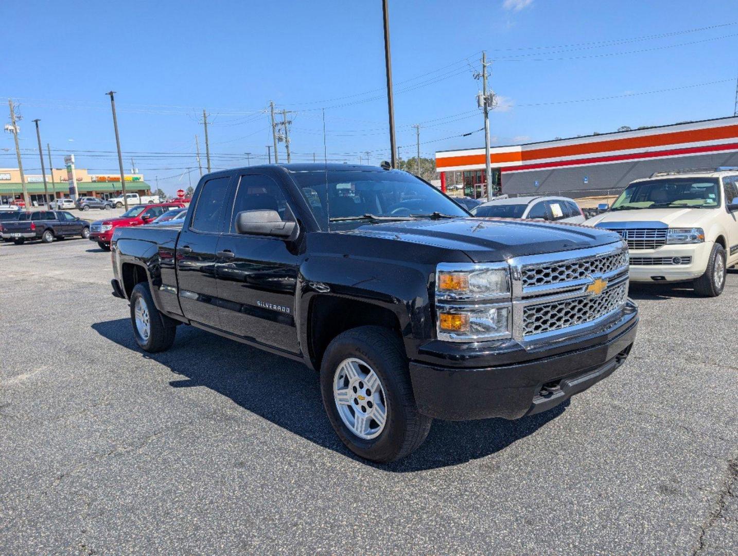 2014 /Jet Black/Dark Ash Chevrolet Silverado 1500 Work Truck (1GCVKPEC4EZ) with an Gas/Ethanol V8 5.3L/325 engine, 6-Speed Automatic transmission, located at 1430 Gateway Drive, Opelika, AL, 36801, (334) 239-0944, 32.637871, -85.409790 - 2014 Chevrolet Silverado 1500 Work Truck - Photo#2