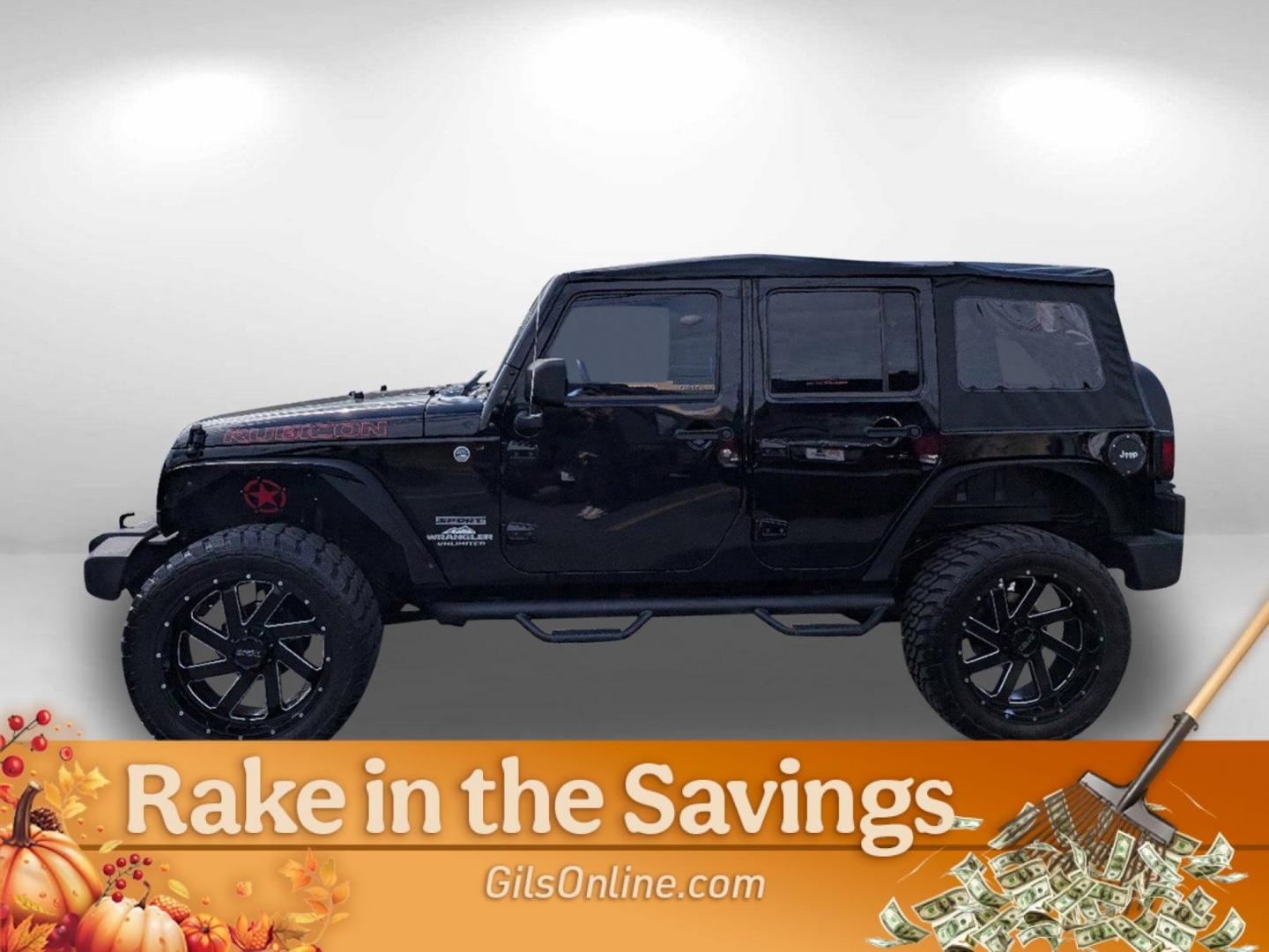 2014 /Black Jeep Wrangler Unlimited Sport (1C4BJWDG7EL) with an Regular Unleaded V-6 3.6 L/220 engine, 5-Speed Automatic w/OD transmission, located at 3959 U.S. 80 W, Phenix City, AL, 36870, (334) 297-4885, 32.469296, -85.135185 - 2014 Jeep Wrangler Unlimited Sport - Photo#7