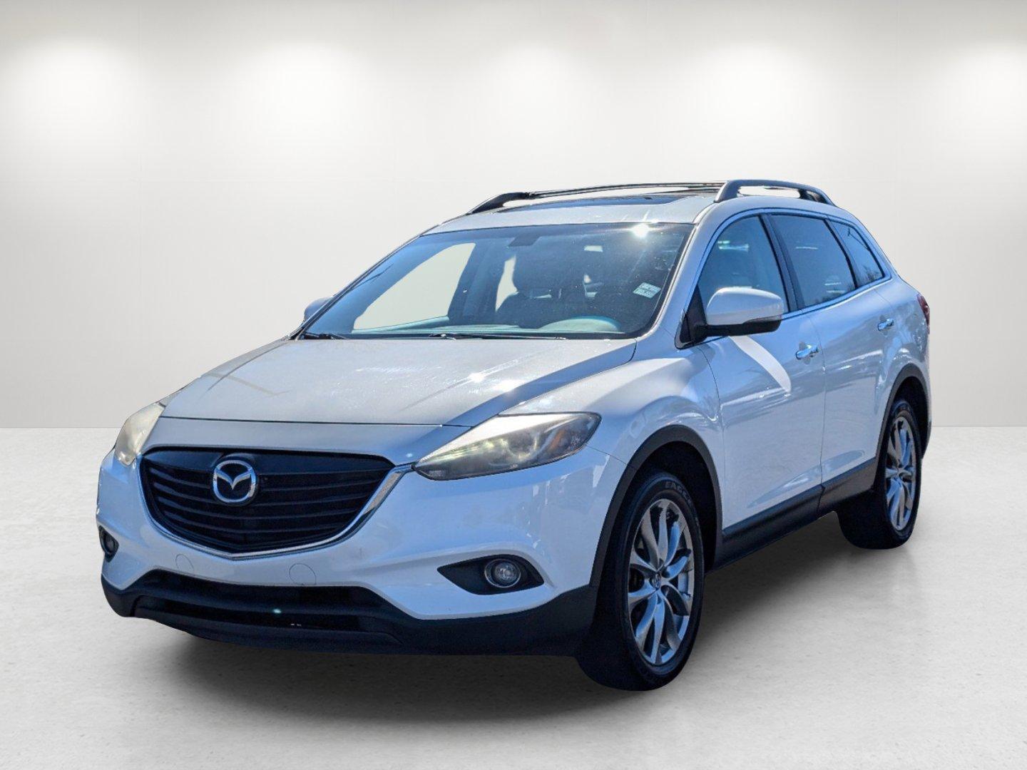 2014 /Sand Mazda CX-9 Grand Touring (JM3TB2DA3E0) with an Regular Unleaded V-6 3.7 L/227 engine, 6-Speed Automatic w/OD transmission, located at 3959 U.S. 80 W, Phenix City, AL, 36870, (334) 297-4885, 32.469296, -85.135185 - 2014 Mazda CX-9 Grand Touring - Photo#1