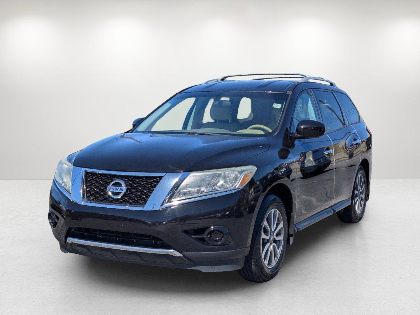 2014 /Almond Nissan Pathfinder SV (5N1AR2MN0EC) with an Regular Unleaded V-6 3.5 L/213 engine, 1-Speed CVT w/OD transmission, located at 3959 U.S. 80 W, Phenix City, AL, 36870, (334) 297-4885, 32.469296, -85.135185 - 2014 Nissan Pathfinder SV - Photo#1