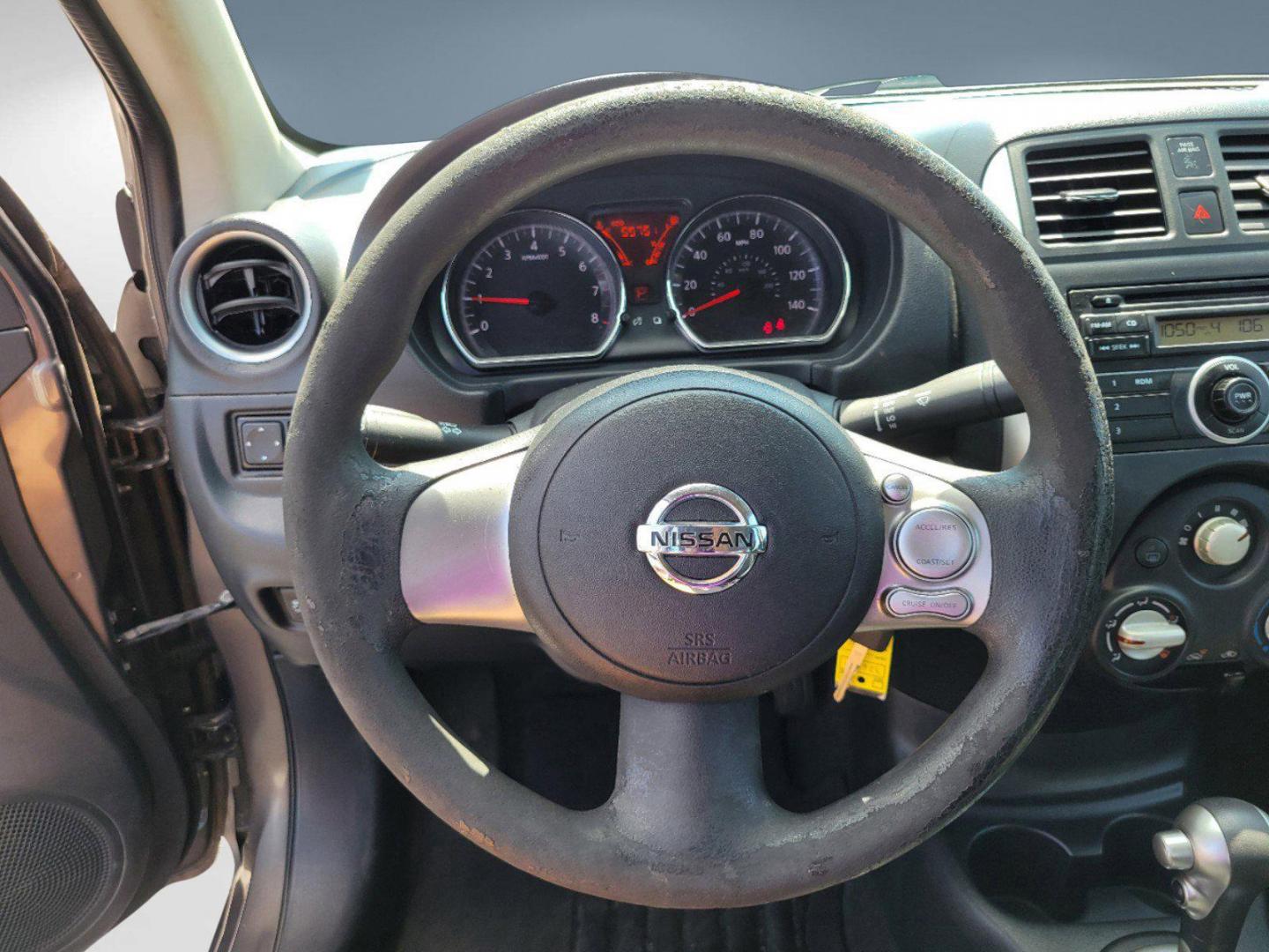 2014 Titanium /Charcoal Nissan Versa SV (3N1CN7AP4EL) with an Regular Unleaded I-4 1.6 L/98 engine, 1-Speed CVT w/OD transmission, located at 521 Old Farm Lane Rd, Prattville, AL, 36066, (334) 325-1505, 32.482460, -86.416367 - 2014 Nissan Versa SV - Photo#13