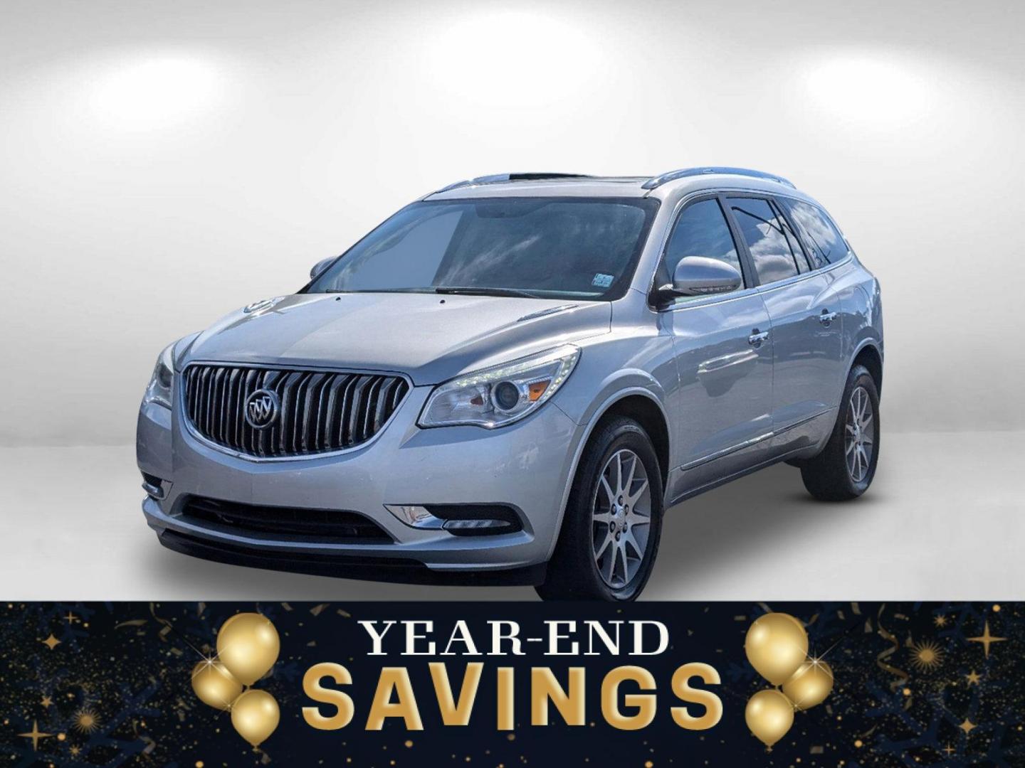 2015 /Light Titanium Buick Enclave Leather (5GAKRBKD6FJ) with an Gas V6 3.6L/217 engine, 6-Speed Automatic transmission, located at 804 22nd Ave, Phenix City, AL, 36870, (334) 297-1860, 32.484749, -85.024475 - 2015 Buick Enclave Leather - Photo#0