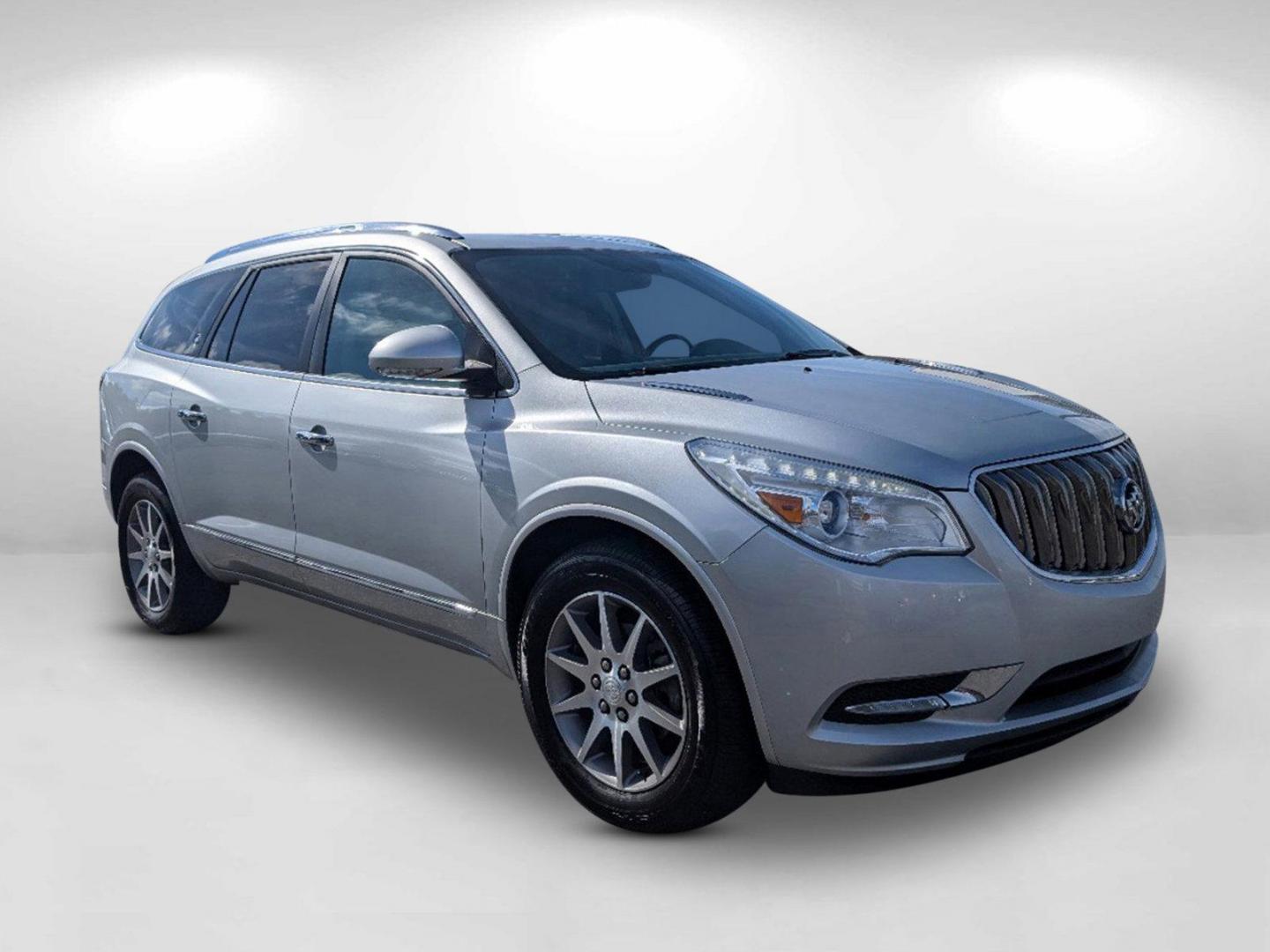 2015 /Light Titanium Buick Enclave Leather (5GAKRBKD6FJ) with an Gas V6 3.6L/217 engine, 6-Speed Automatic transmission, located at 804 22nd Ave, Phenix City, AL, 36870, (334) 297-1860, 32.484749, -85.024475 - 2015 Buick Enclave Leather - Photo#2