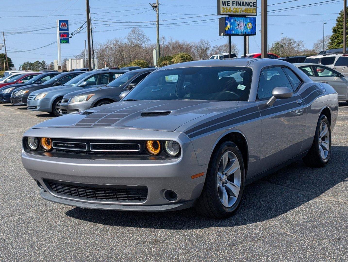 2015 /Black/Tungsten Dodge Challenger SXT (2C3CDZAG1FH) with an Regular Unleaded V-6 3.6 L/220 engine, 8-Speed Automatic w/OD transmission, located at 1430 Gateway Drive, Opelika, AL, 36801, (334) 239-0944, 32.637871, -85.409790 - 2015 Dodge Challenger SXT - Photo#0