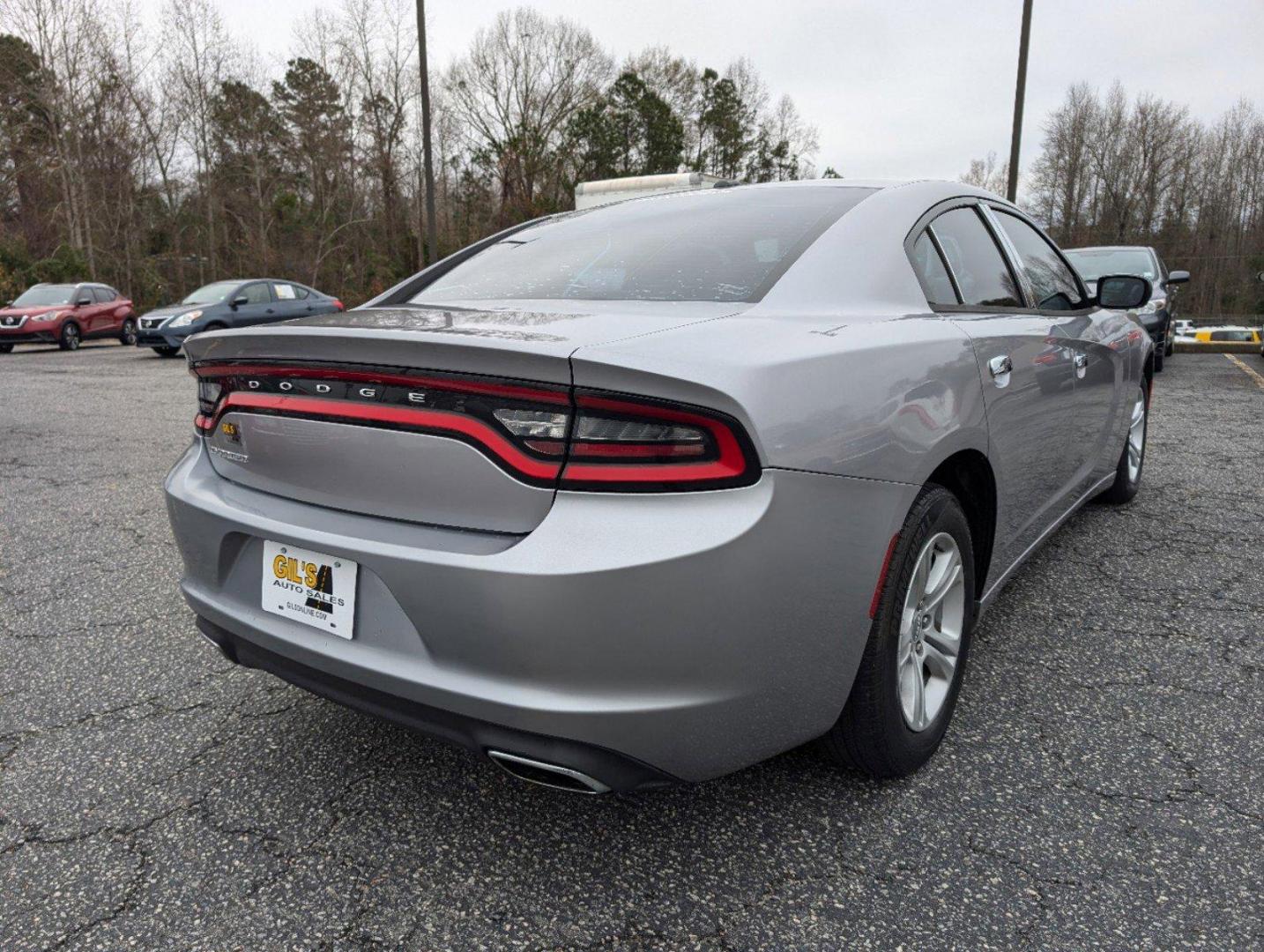 2015 Billet Silver Metallic Clearcoat /Black Dodge Charger SE (2C3CDXBG3FH) with an Regular Unleaded V-6 3.6 L/220 engine, 8-Speed Automatic w/OD transmission, located at 5115 14th Ave., Columbus, GA, 31904, (706) 323-0345, 32.511494, -84.971046 - 2015 Dodge Charger SE - Photo#4