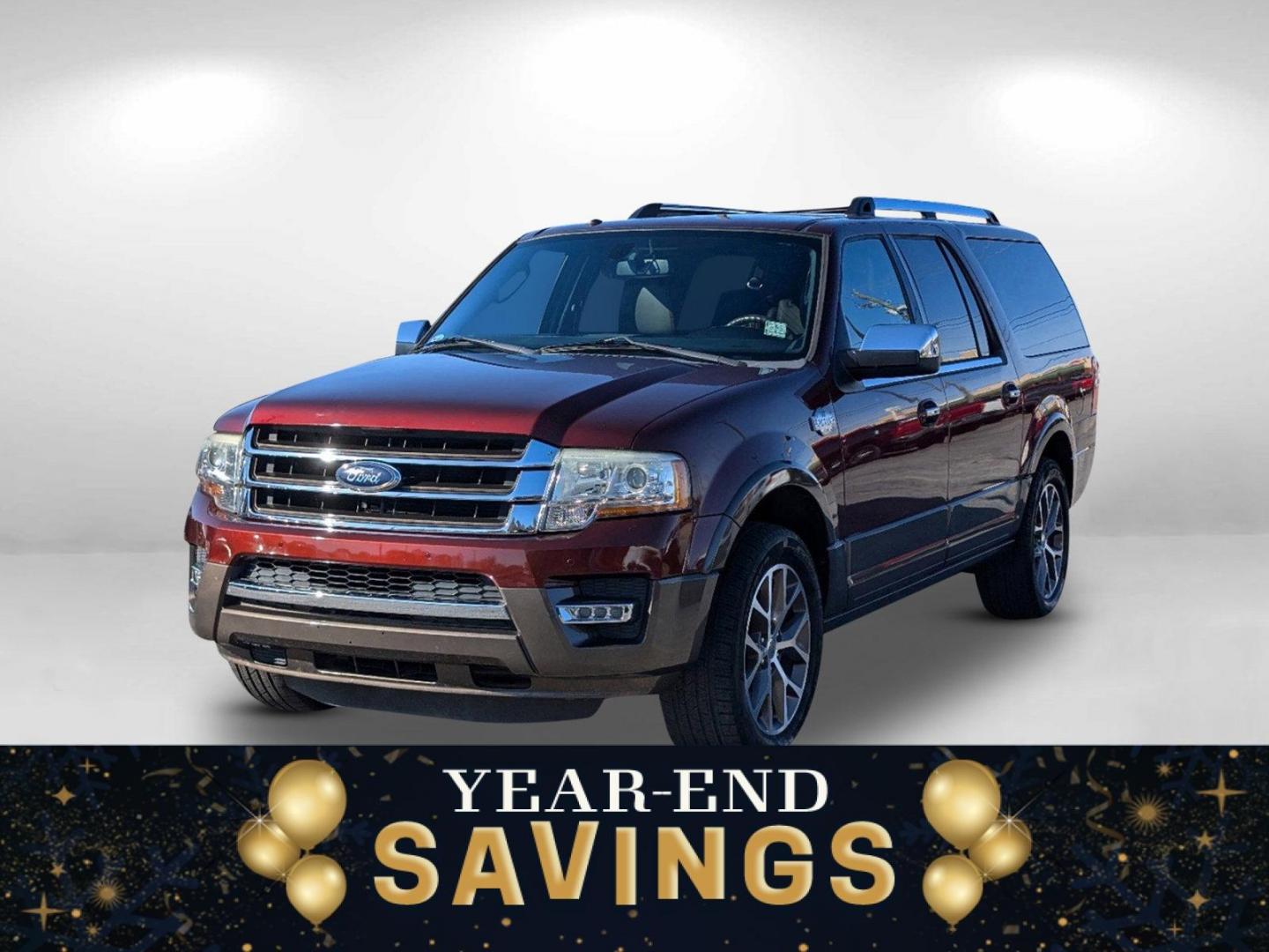 2015 Ford Expedition EL King Ranch (1FMJK1HT6FE) with an Twin Turbo Regular Unleaded V-6 3.5 L/213 engine, 6-Speed Automatic w/OD transmission, located at 3959 U.S. 80 W, Phenix City, AL, 36870, (334) 297-4885, 32.469296, -85.135185 - 2015 Ford Expedition EL King Ranch - Photo#0