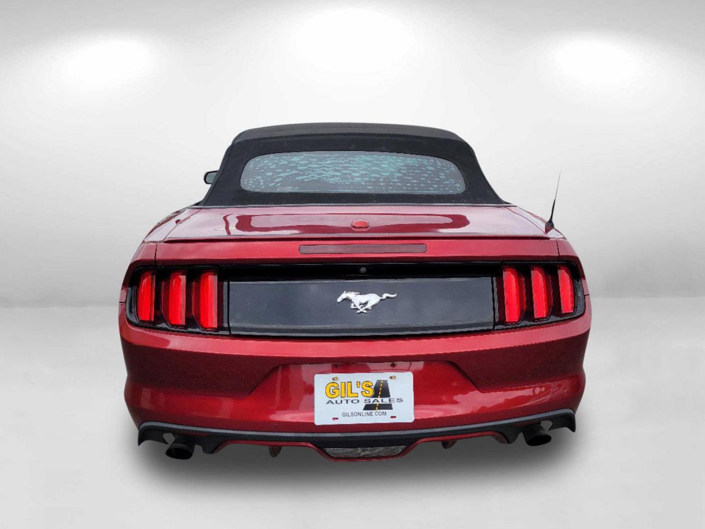 2015 Red Ford Mustang EcoBoost Premium (1FATP8UH7F5) with an Intercooled Turbo Premium Unleaded I-4 2.3 L/140 engine, located at 1430 Gateway Drive, Opelika, AL, 36801, (334) 239-0944, 32.637871, -85.409790 - 2015 Ford Mustang EcoBoost Premium - Photo#5