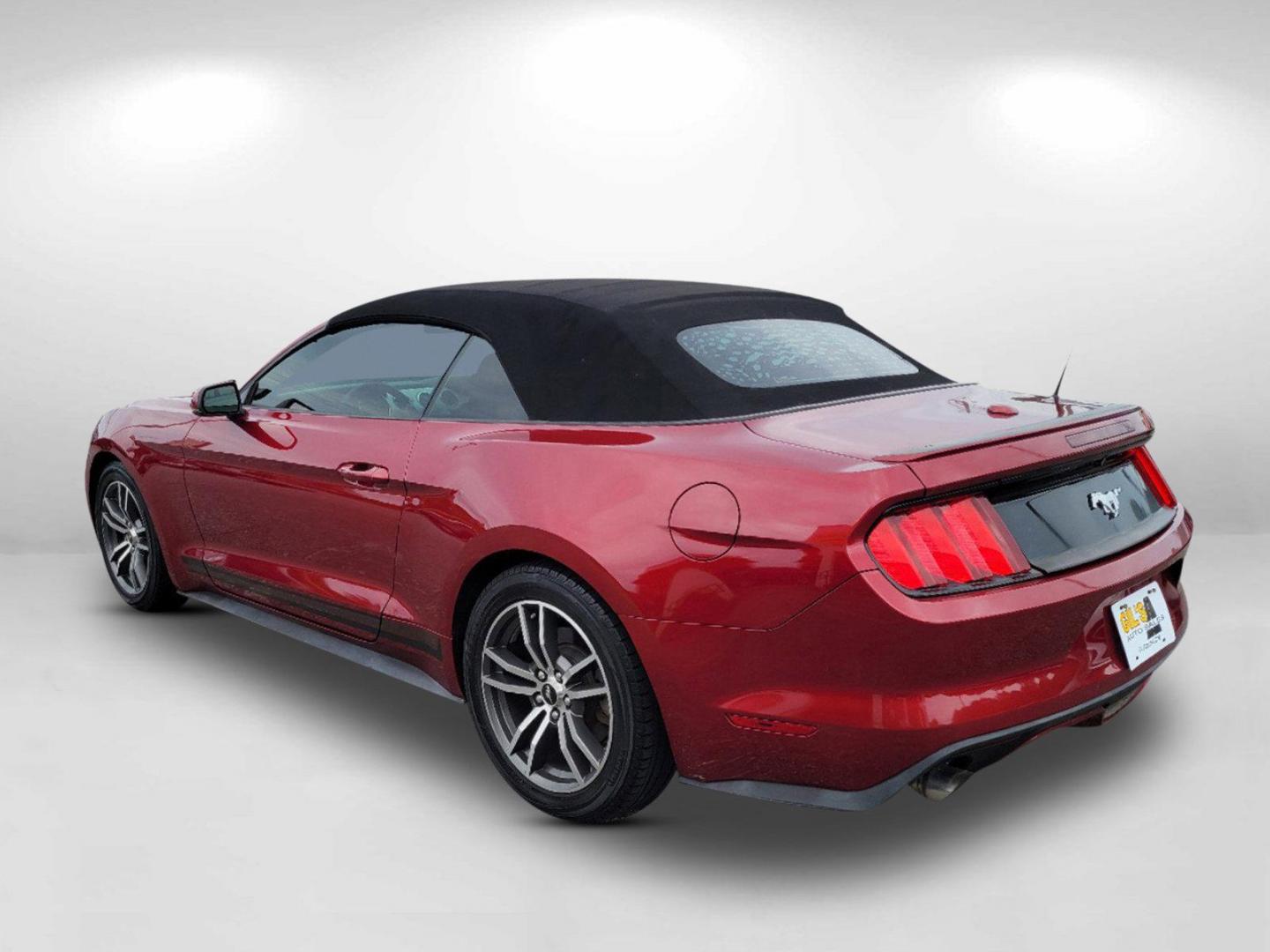 2015 Red Ford Mustang EcoBoost Premium (1FATP8UH7F5) with an Intercooled Turbo Premium Unleaded I-4 2.3 L/140 engine, located at 3959 U.S. 80 W, Phenix City, AL, 36870, (334) 297-4885, 32.469296, -85.135185 - 2015 Ford Mustang EcoBoost Premium - Photo#6