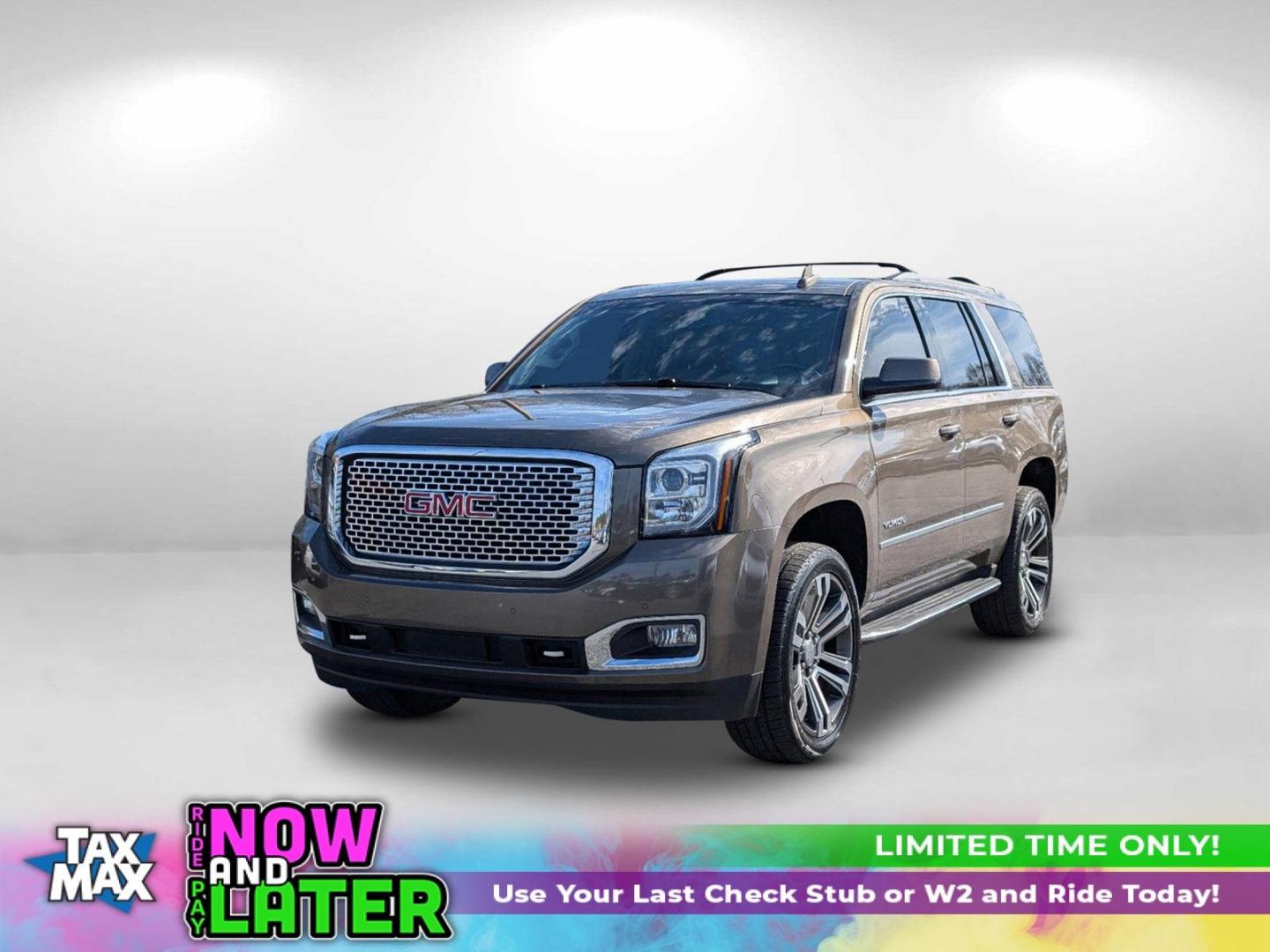 2015 /Cocoa/Dune GMC Yukon SLT (1GKS2BKC3FR) with an Gas/Ethanol V8 5.3L/323 engine, 6-Speed Automatic transmission, located at 3959 U.S. 80 W, Phenix City, AL, 36870, (334) 297-4885, 32.469296, -85.135185 - 2015 GMC Yukon SLT - Photo#0