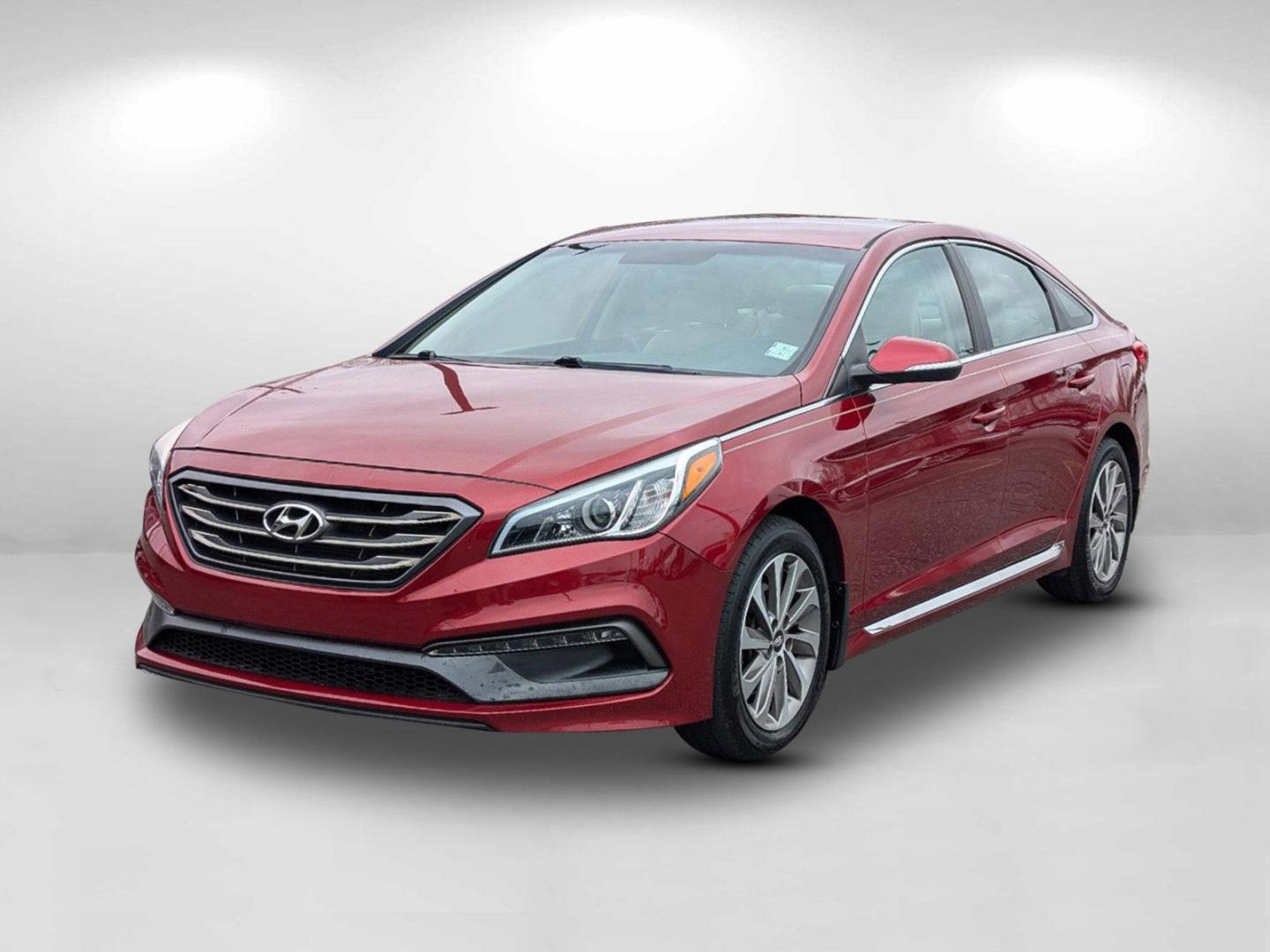 2015 /Beige Hyundai Sonata 2.4L Sport (5NPE34AF2FH) with an Regular Unleaded I-4 2.4 L/144 engine, 6-Speed Automatic w/OD transmission, located at 1430 Gateway Drive, Opelika, AL, 36801, (334) 239-0944, 32.637871, -85.409790 - 2015 Hyundai Sonata 2.4L Sport - Photo#0