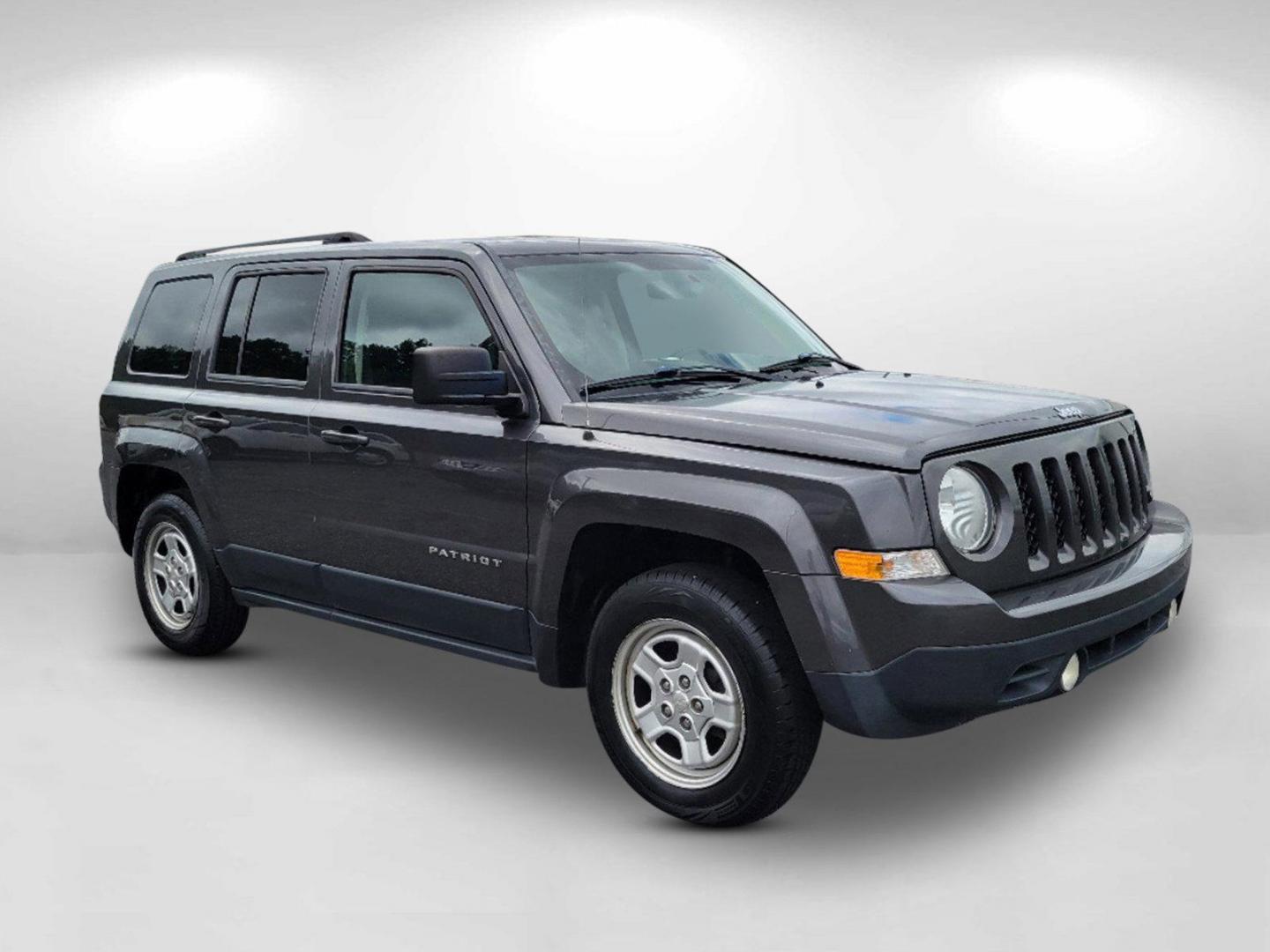 2015 Granite Crystal Metallic Clearcoat /Dark Slate Gray Jeep Patriot Sport (1C4NJPBAXFD) with an Regular Unleaded I-4 2.0 L/122 engine, 1-Speed CVT w/OD transmission, located at 1430 Gateway Drive, Opelika, AL, 36801, (334) 239-0944, 32.637871, -85.409790 - 2015 Jeep Patriot Sport - Photo#2