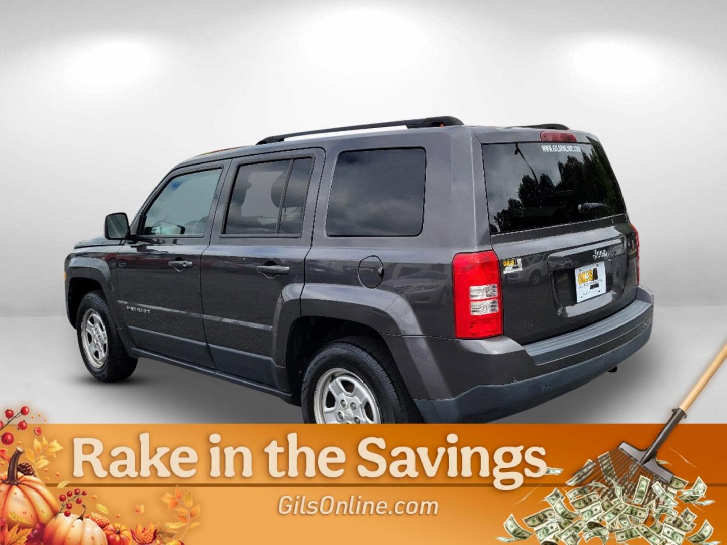 2015 Granite Crystal Metallic Clearcoat /Dark Slate Gray Jeep Patriot Sport (1C4NJPBAXFD) with an Regular Unleaded I-4 2.0 L/122 engine, 1-Speed CVT w/OD transmission, located at 804 22nd Ave, Phenix City, AL, 36870, (334) 297-1860, 32.484749, -85.024475 - 2015 Jeep Patriot Sport - Photo#6