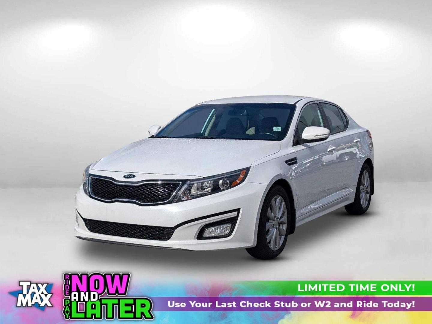 2015 /Beige Kia Optima EX (5XXGN4A73FG) with an Regular Unleaded I-4 2.4 L/144 engine, 6-Speed Automatic w/OD transmission, located at 5115 14th Ave., Columbus, GA, 31904, (706) 323-0345, 32.511494, -84.971046 - 2015 Kia Optima EX - Photo#0