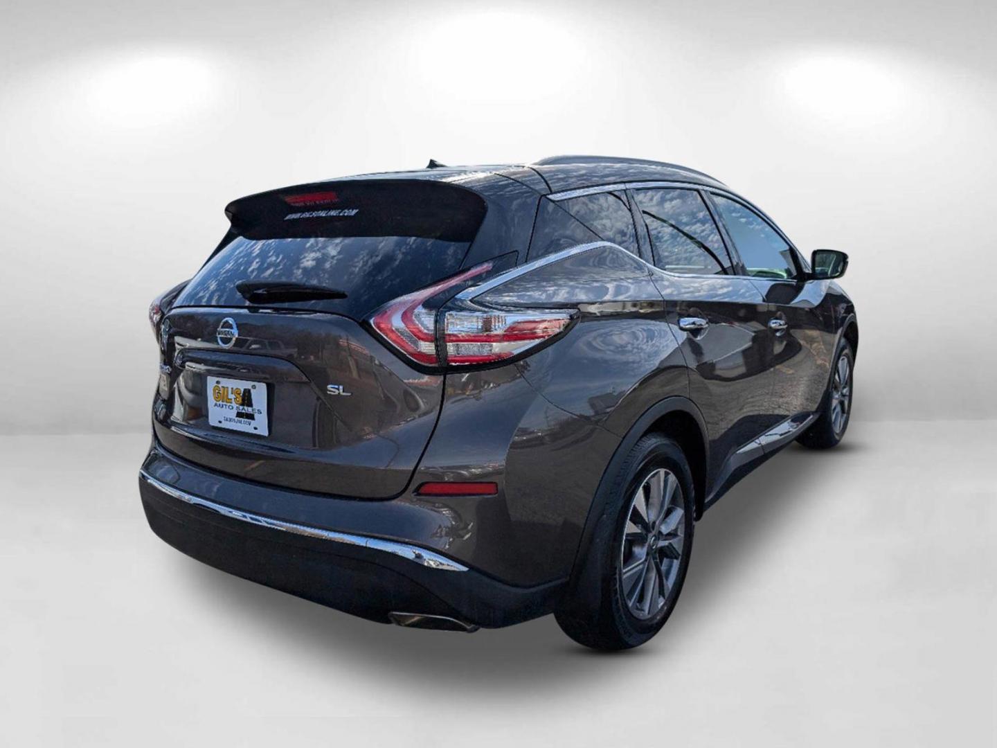 2015 /Beige Nissan Murano SL (5N1AZ2MG1FN) with an Regular Unleaded V-6 3.5 L/213 engine, 1-Speed CVT w/OD transmission, located at 3959 U.S. 80 W, Phenix City, AL, 36870, (334) 297-4885, 32.469296, -85.135185 - 2015 Nissan Murano SL - Photo#8