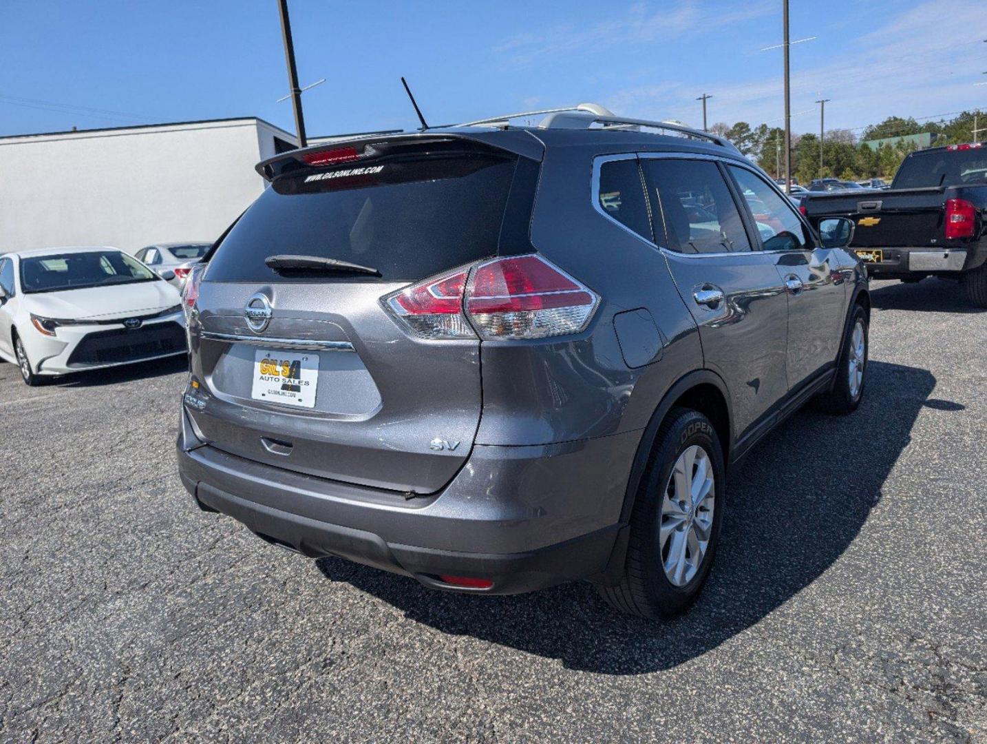 2015 /Charcoal Nissan Rogue SV (5N1AT2ML9FC) with an Regular Unleaded I-4 2.5 L/152 engine, 1-Speed CVT w/OD transmission, located at 5115 14th Ave., Columbus, GA, 31904, (706) 323-0345, 32.511494, -84.971046 - 2015 Nissan Rogue SV - Photo#4