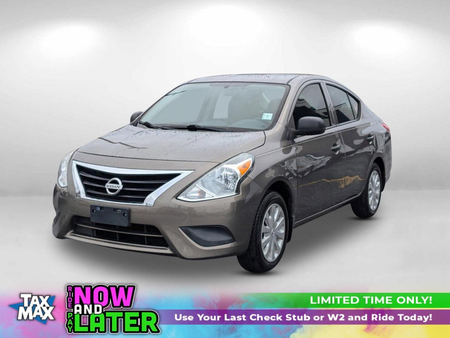 2015 /Charcoal Nissan Versa S Plus (3N1CN7AP3FL) with an Regular Unleaded I-4 1.6 L/98 engine, 1-Speed CVT w/OD transmission, located at 521 Old Farm Lane Rd, Prattville, AL, 36066, (334) 325-1505, 32.482460, -86.416367 - 2015 Nissan Versa S Plus - Photo#0